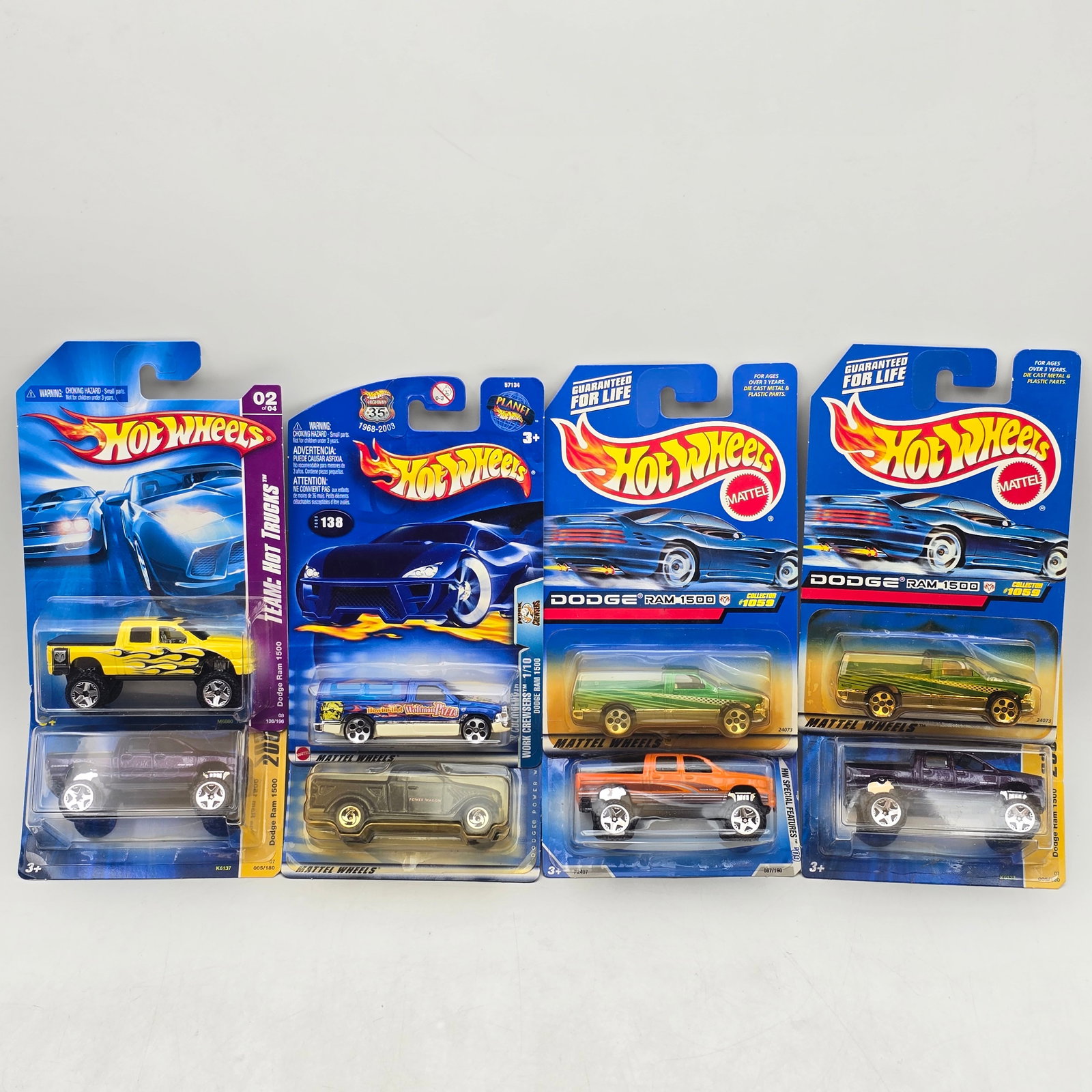 Lot Of 8 Hot Wheels Dodge Truck Models (1 of 6)