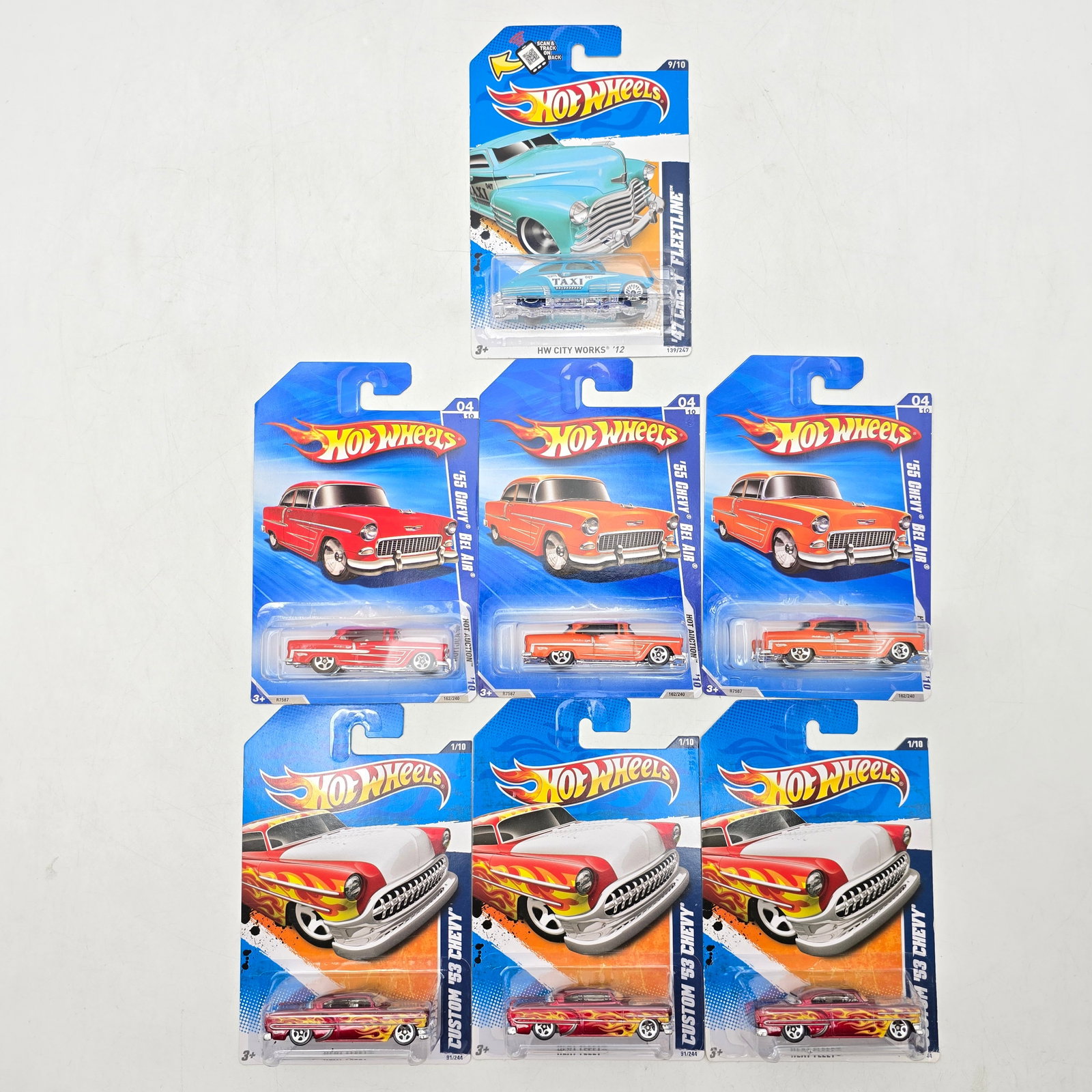 Lot of 7 Hot Wheels Classic Chevy Models (1 of 6)