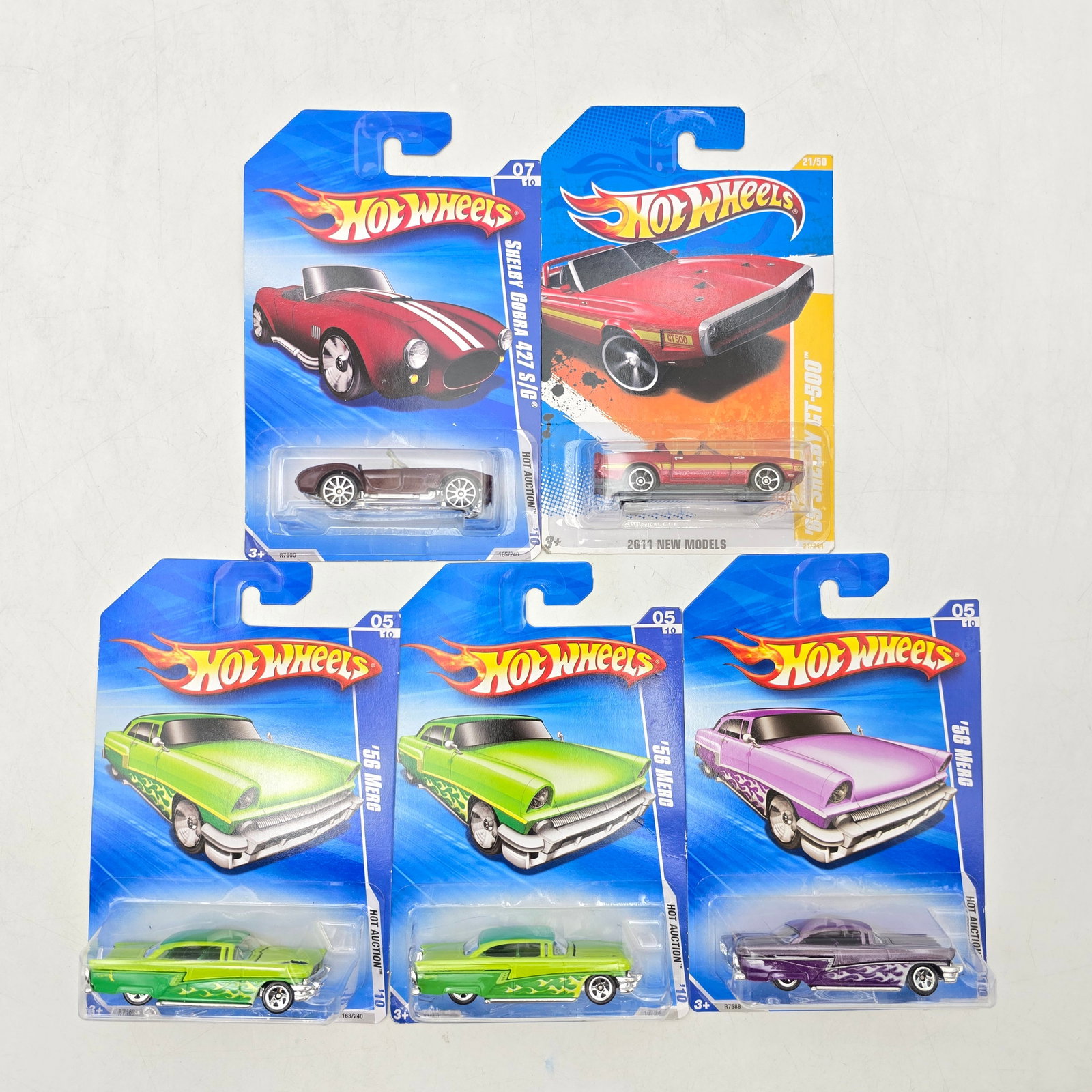Lot of 5 Hot Wheels Merc & Shelby Models (1 of 6)