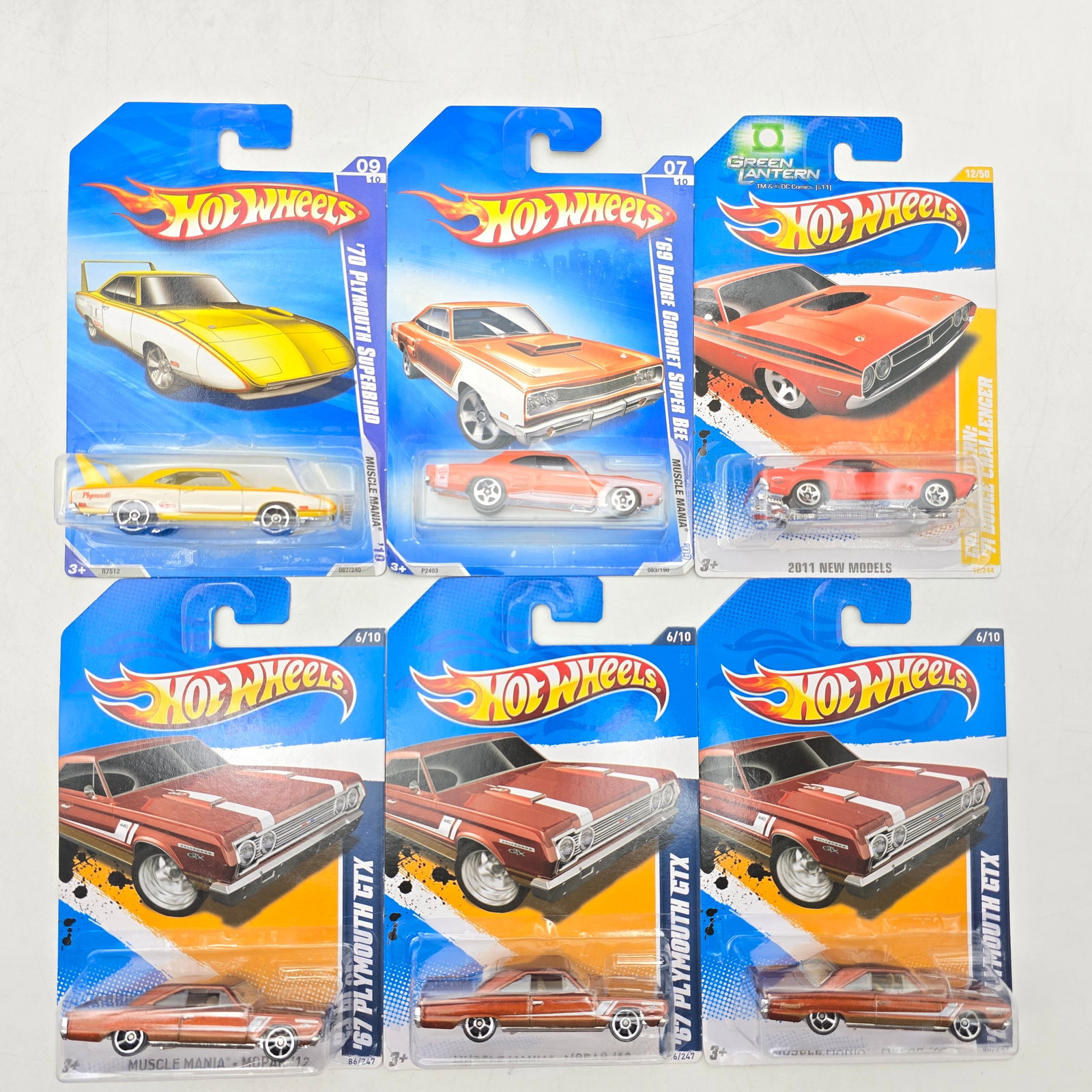 Lot of 6 Hot Wheels Mopar Muscle Cars (1 of 6)