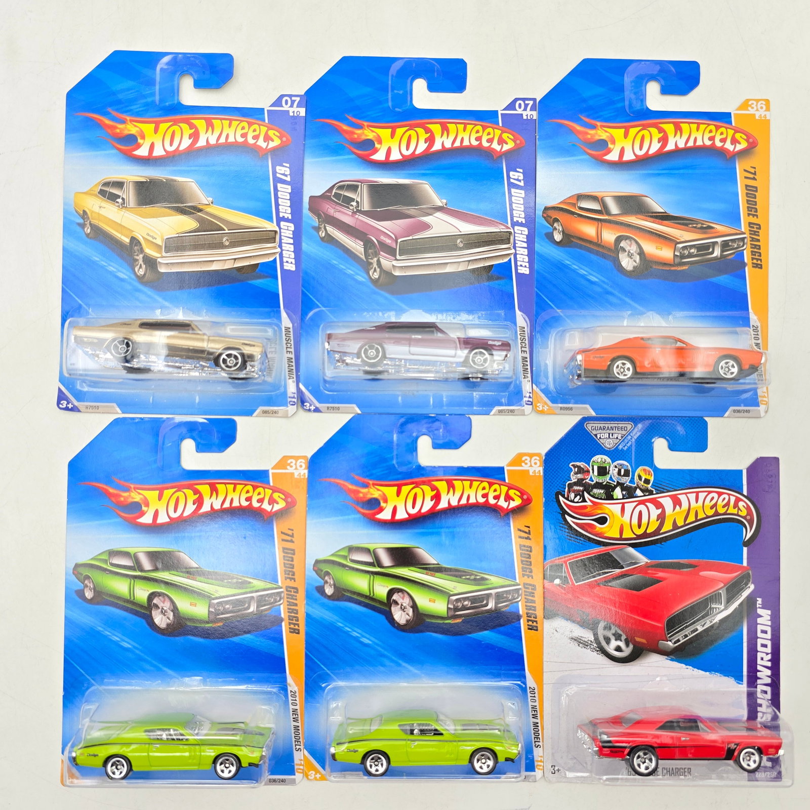 Lot of 6 Hot Wheels Dodge Muscle Cars (1 of 6)
