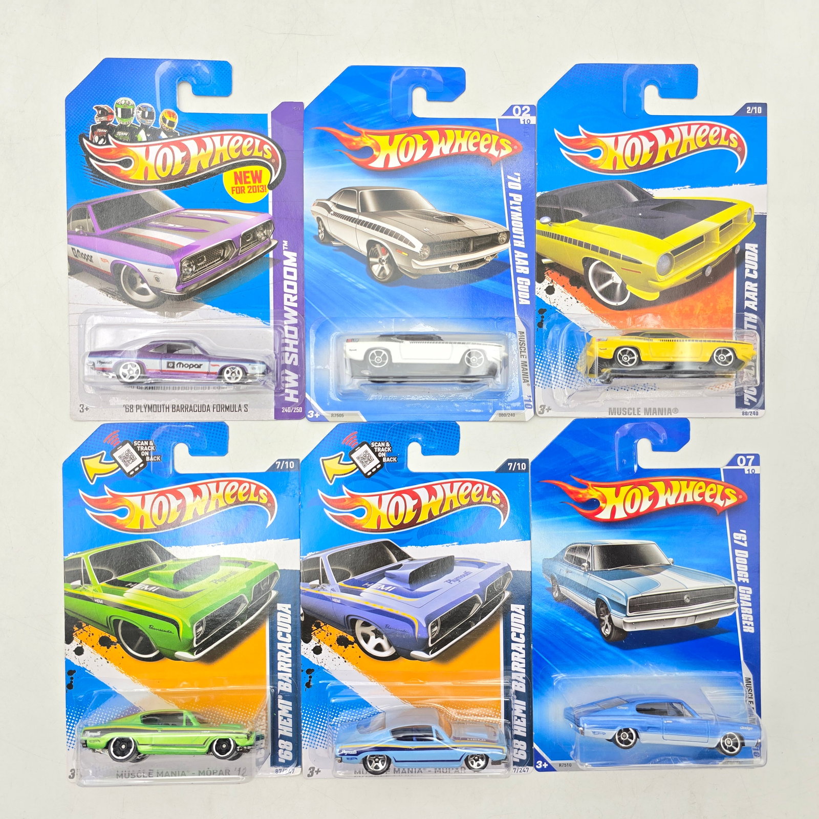 Lot of 6 Hot Wheels Mopar Variations (1 of 6)