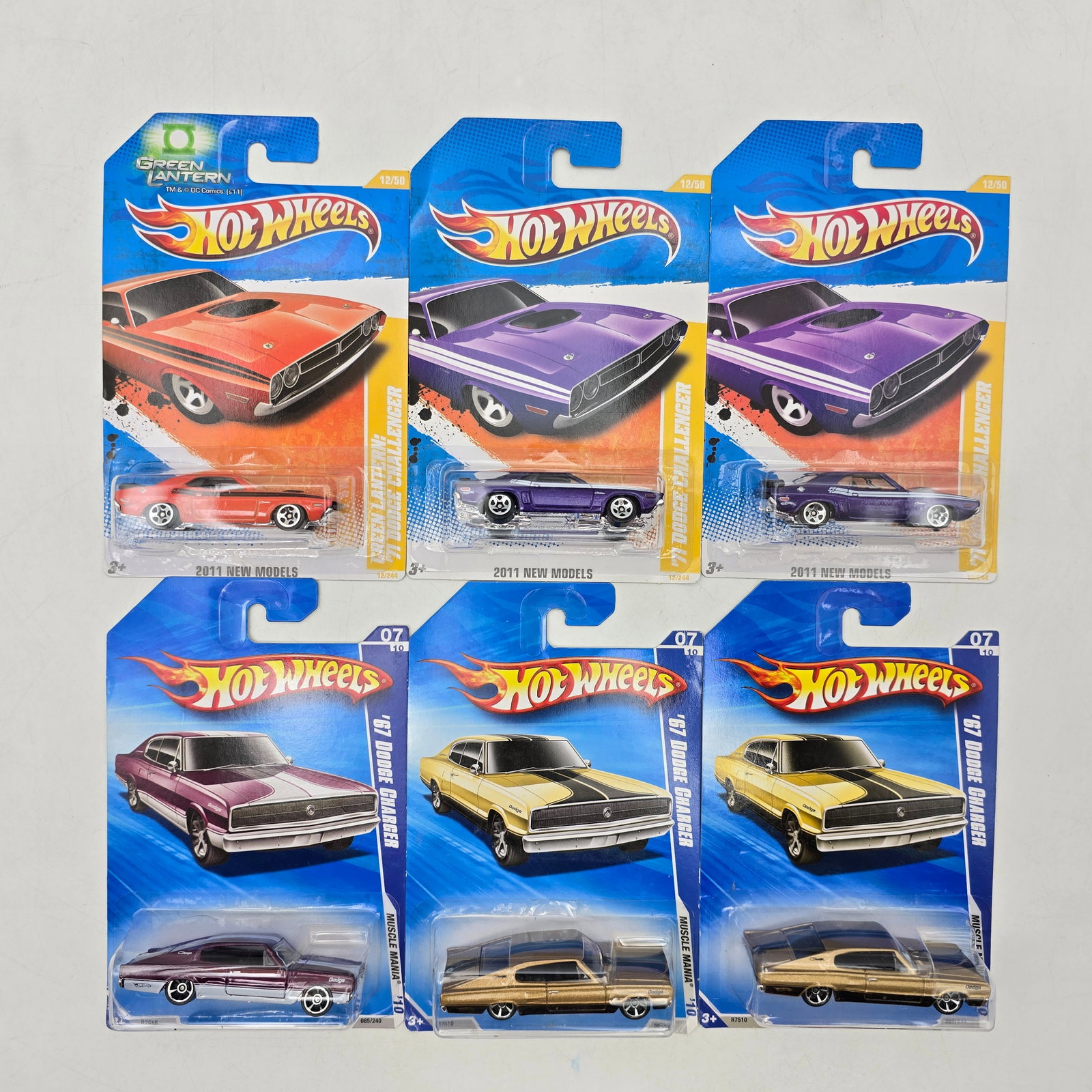 Lot of 6 Hot Wheels Muscle Car Variants (1 of 6)
