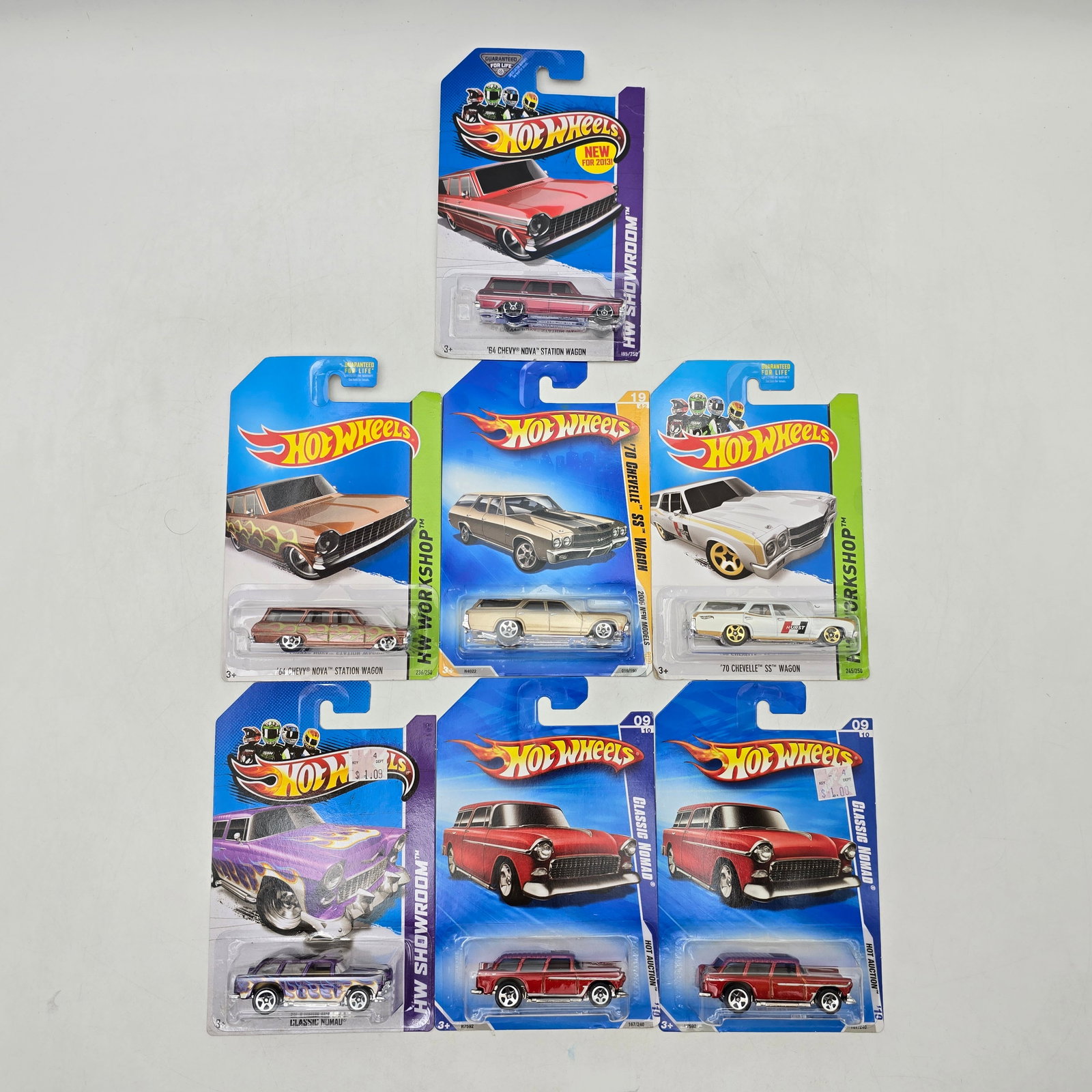 Lot of 7 Hot Wheels Wagon Castings (1 of 6)