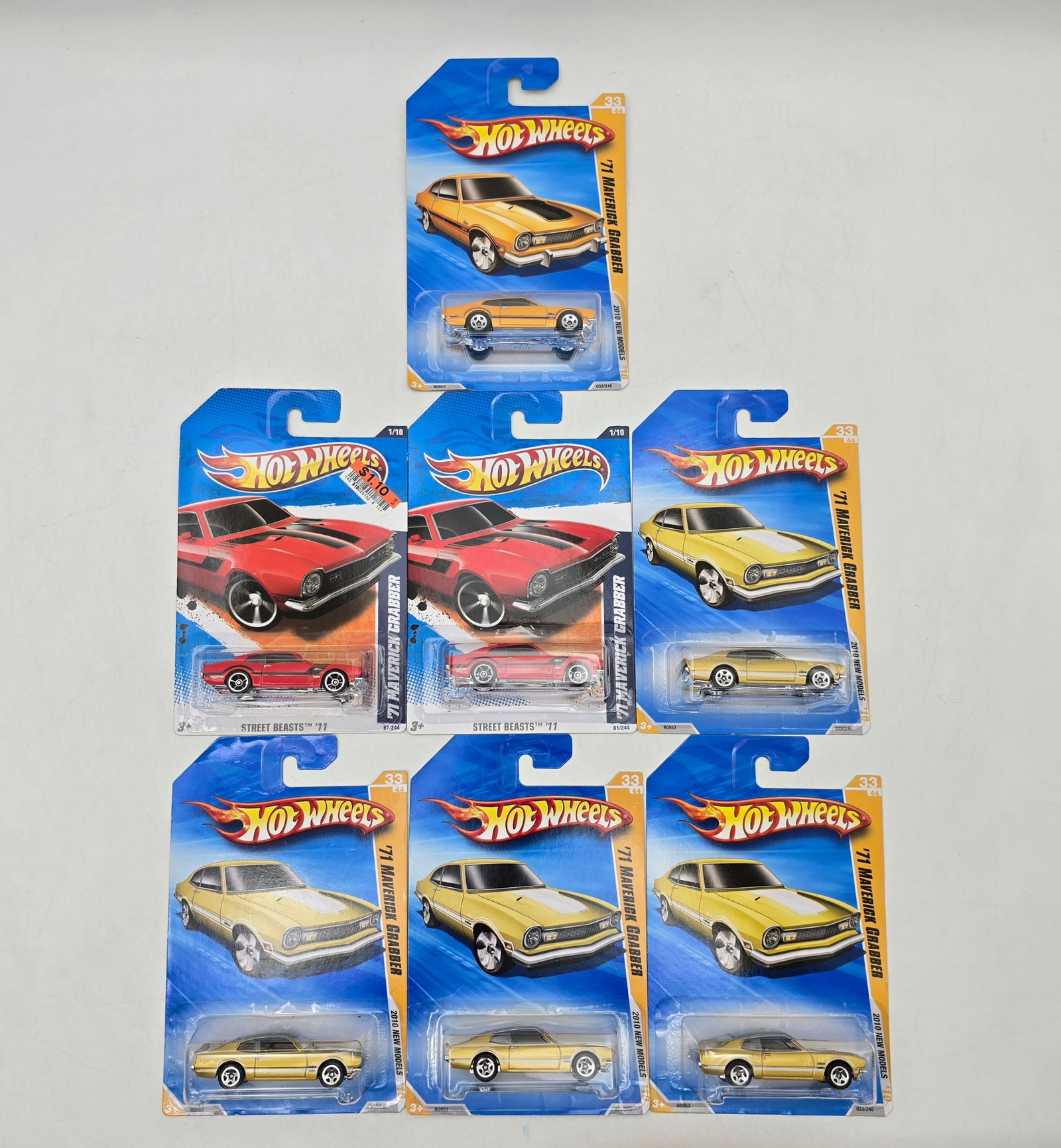 Lot of 7 Hot Wheels Maverick Variations (1 of 6)