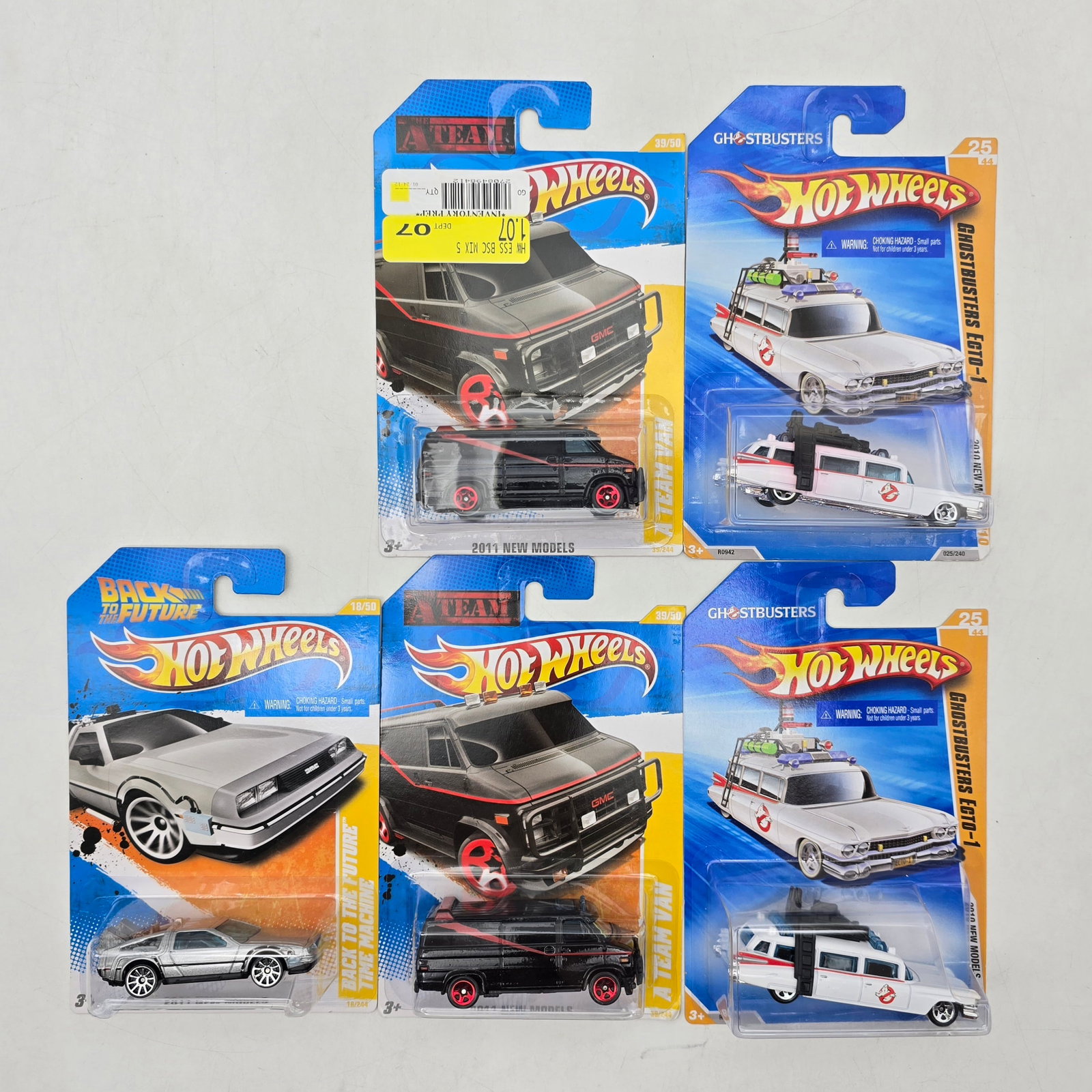 Lot of 5 Hot Wheels Pop Culture Vehicles (1 of 6)