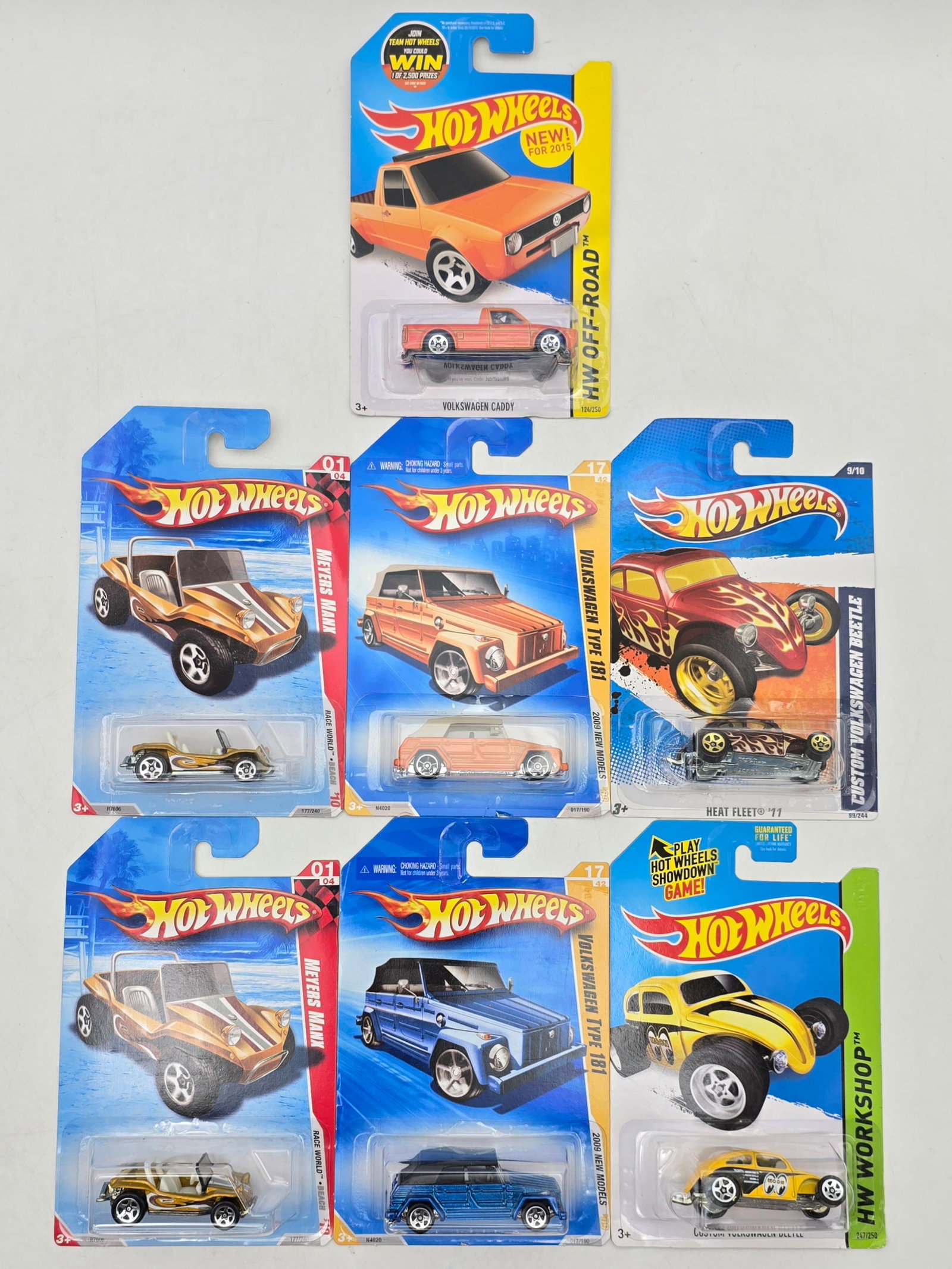 Lot of 7 Hot Wheels VW & Meyers Manx Models (1 of 6)