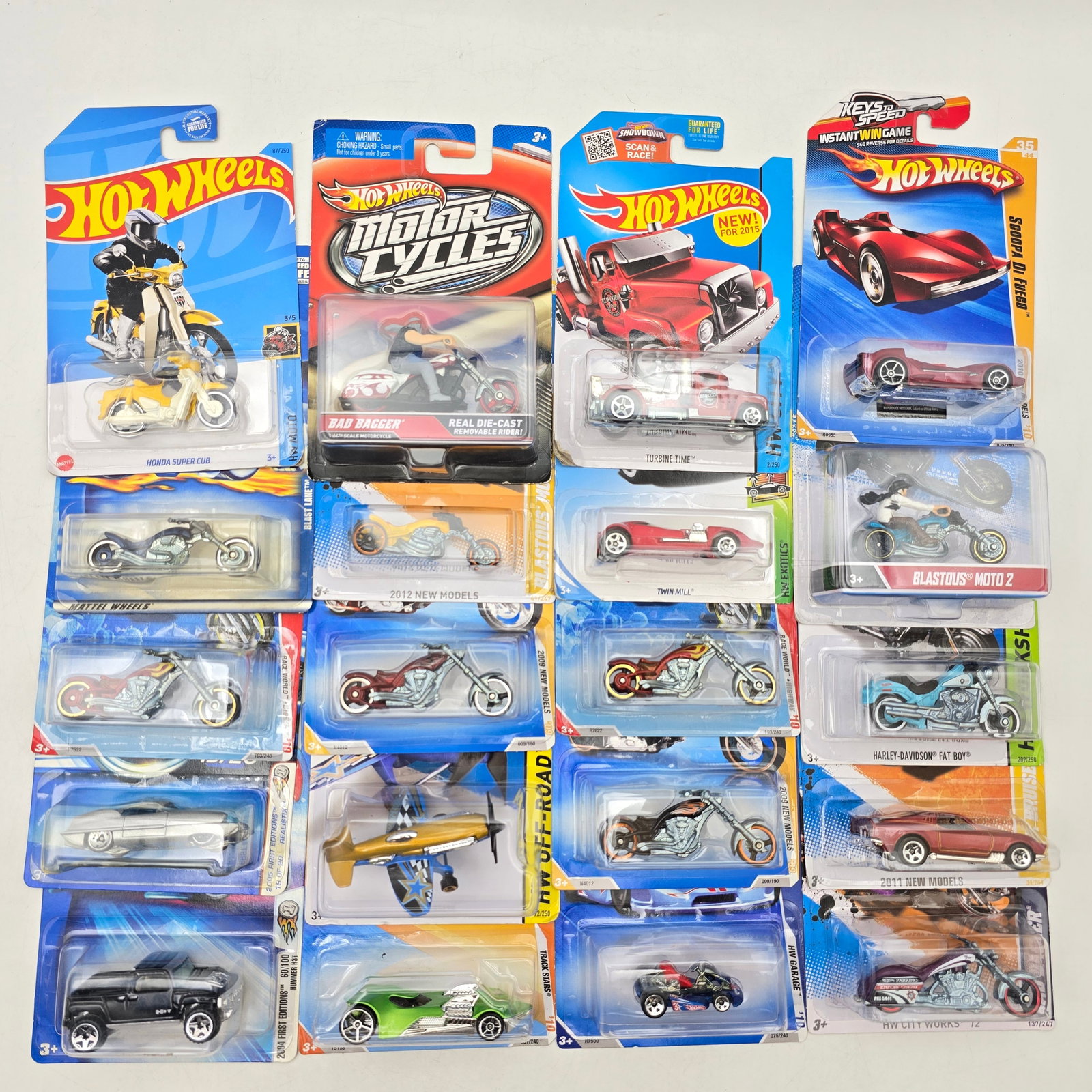 Lot of 20 Hot Wheels Motorcycle Models (1 of 13)