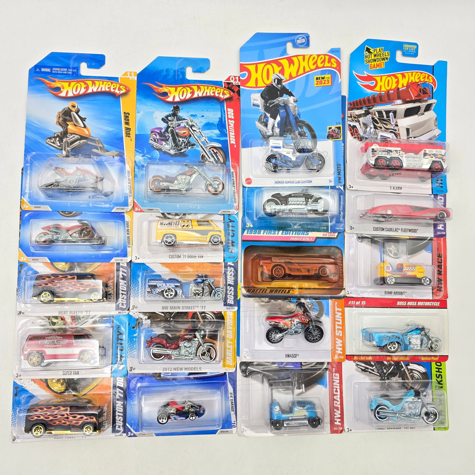 Lot of 20 Hot Wheels Custom & Motorcycle Models (1 of 13)