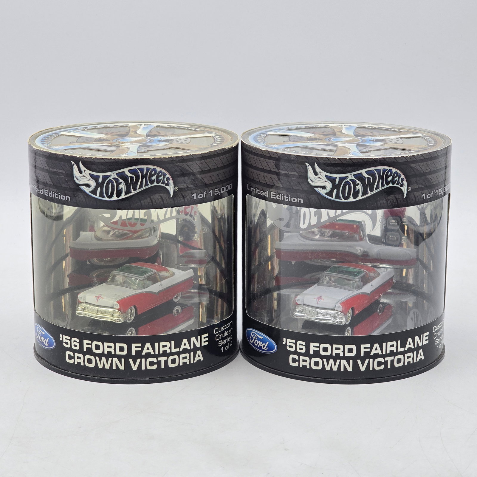 Pair of Hot Wheels Fairlane Oil Cans (1 of 4)