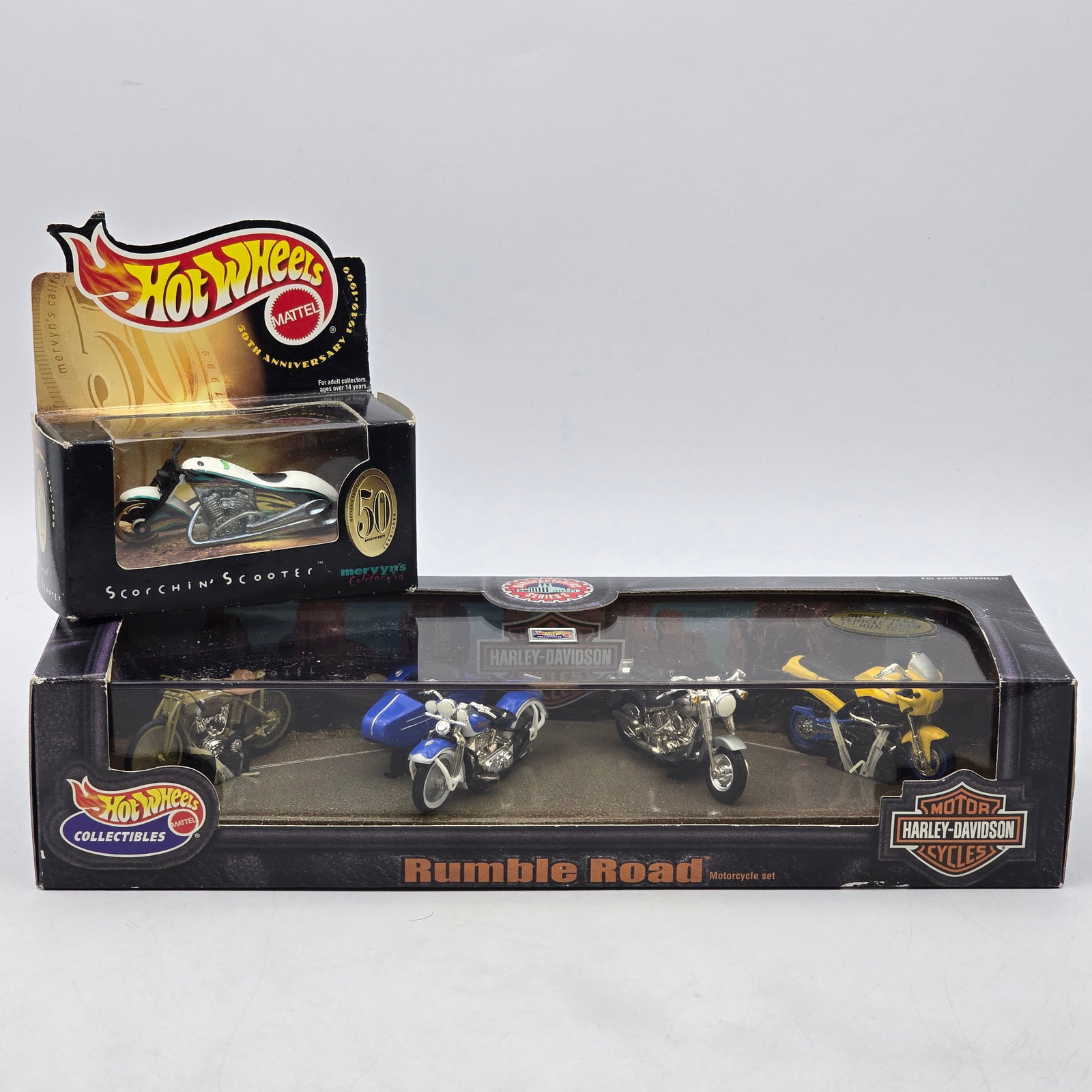 Pair of Hot Wheels Collectibles Motorcycle Sets (1 of 12)