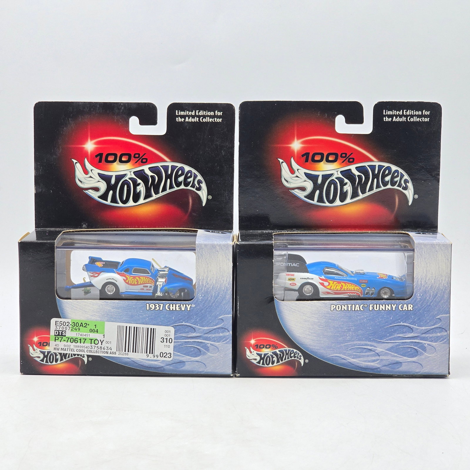 Pair of 100% Hot Wheels Drag Cars (1 of 6)