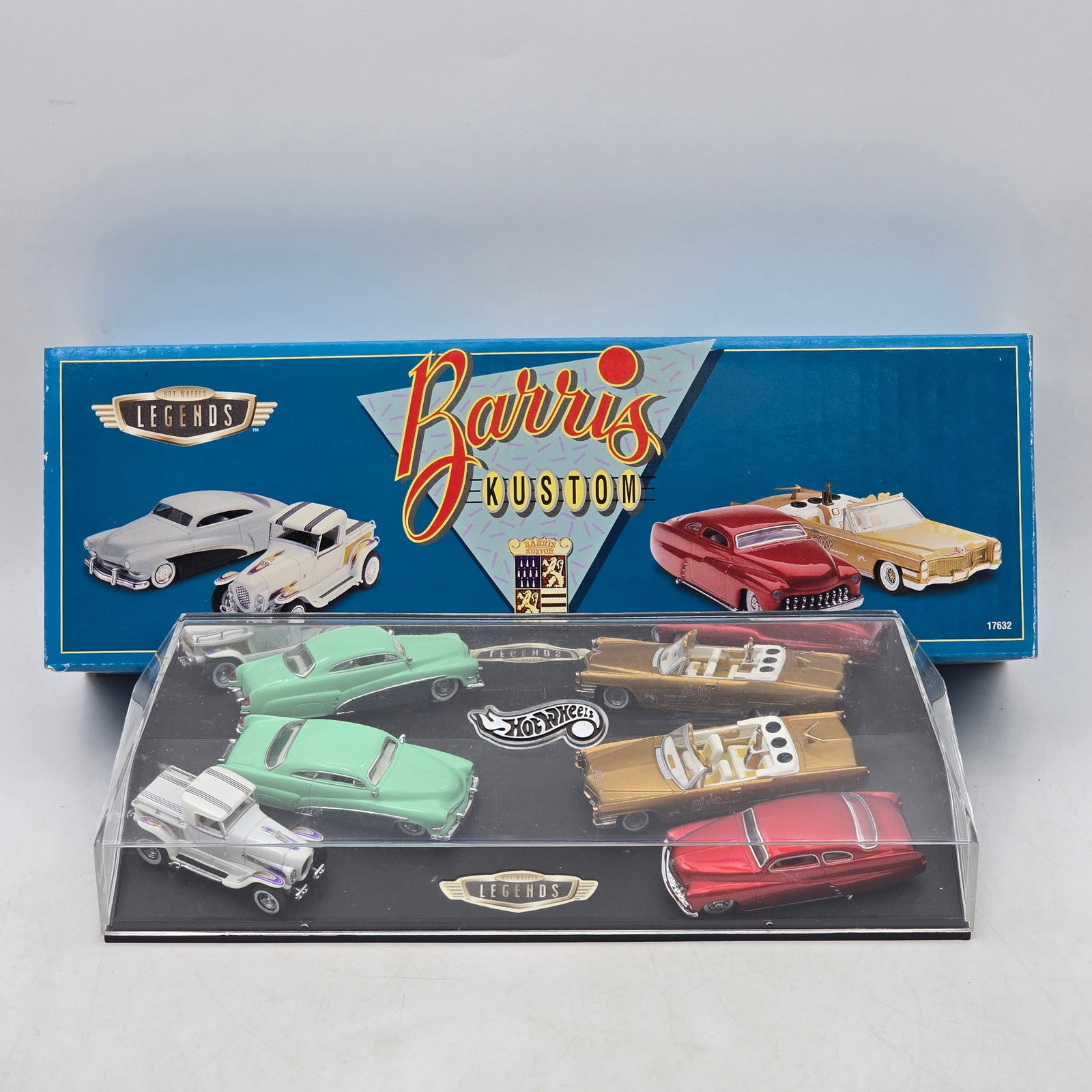 Hot Wheels Legends Barris Kustoms Set: Hot Wheels Legends Barris Kustoms collector set featuring multiple custom vehicle designs inspired by legendary customizer George Barris. This adult collector-oriented release showcases an assortment 