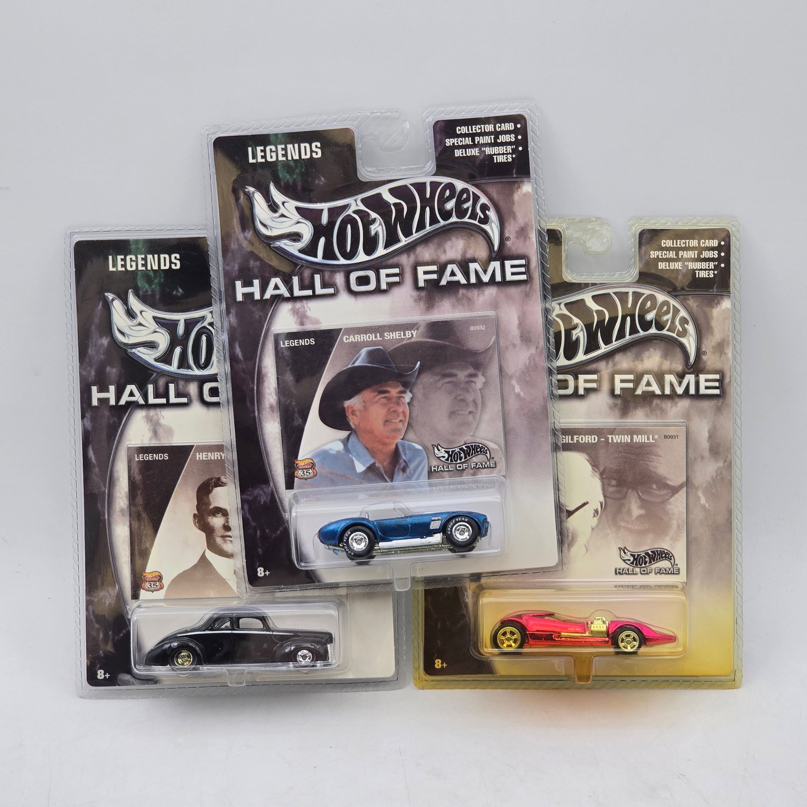Lot of 3 Hot Wheels Hall of Fame Legends Models (1 of 6)