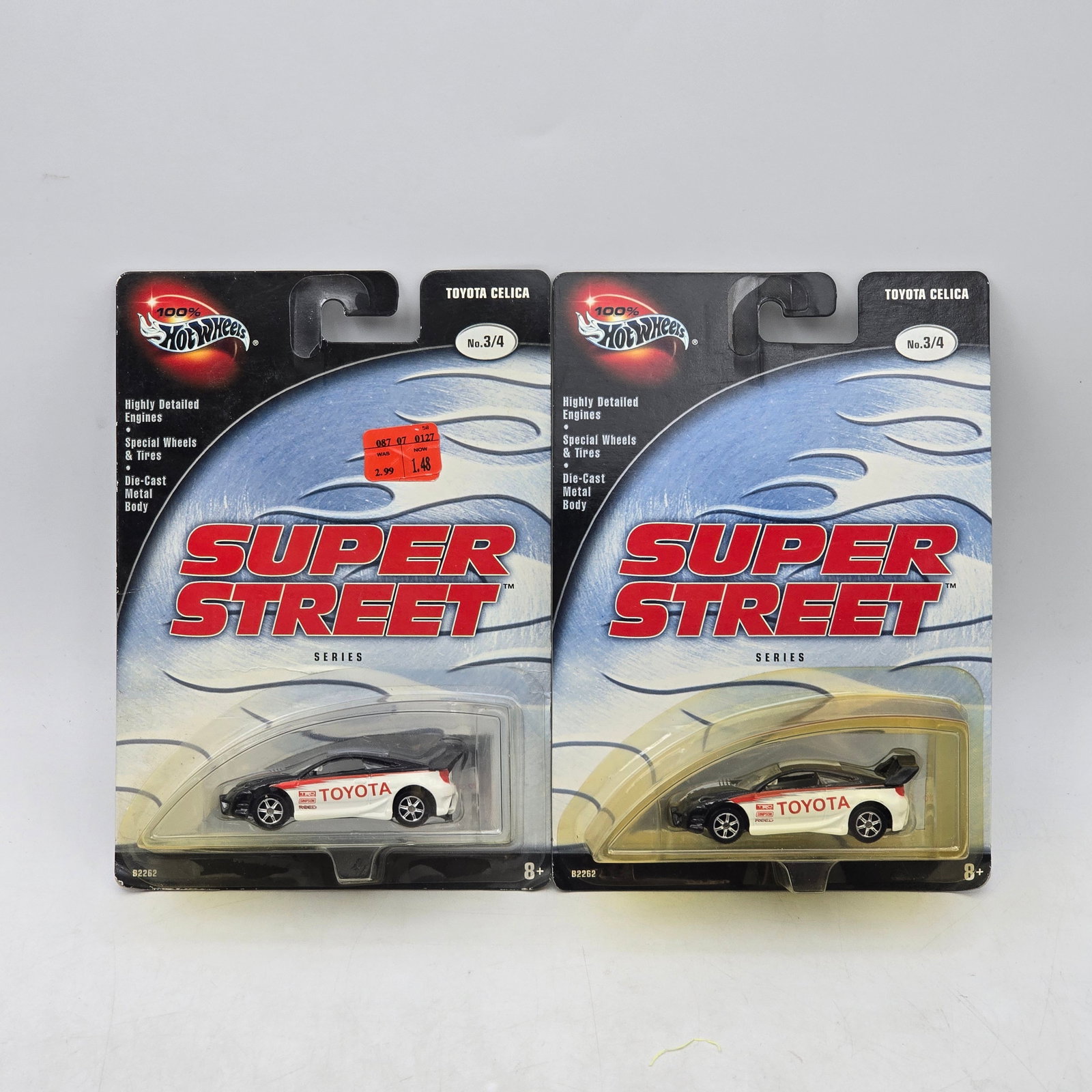 Pair of 100% Hot Wheels Super Street Series Toyota Celicas (1 of 6)