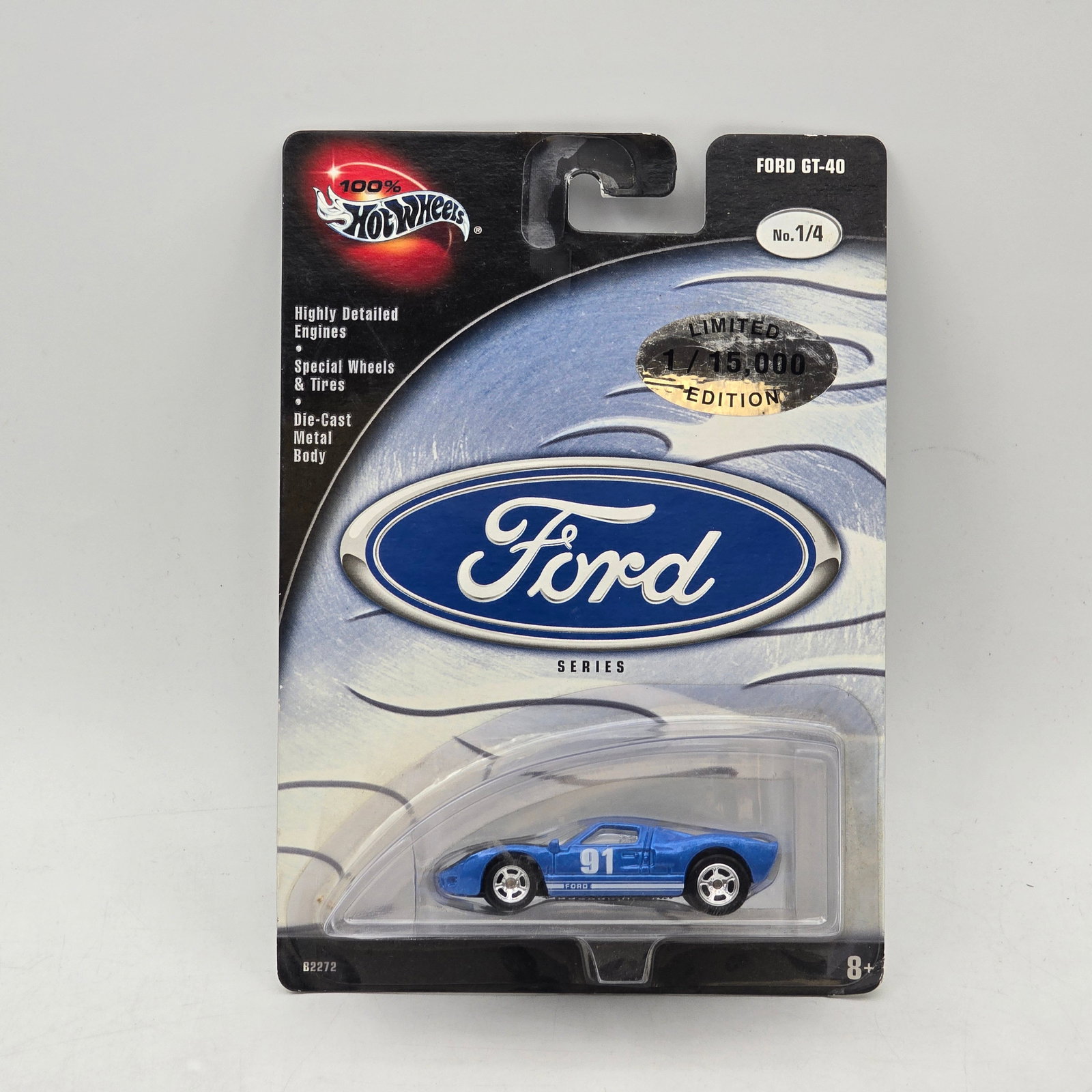 100% Hot Wheels Ford Series Ford GT-40 Model (1 of 6)