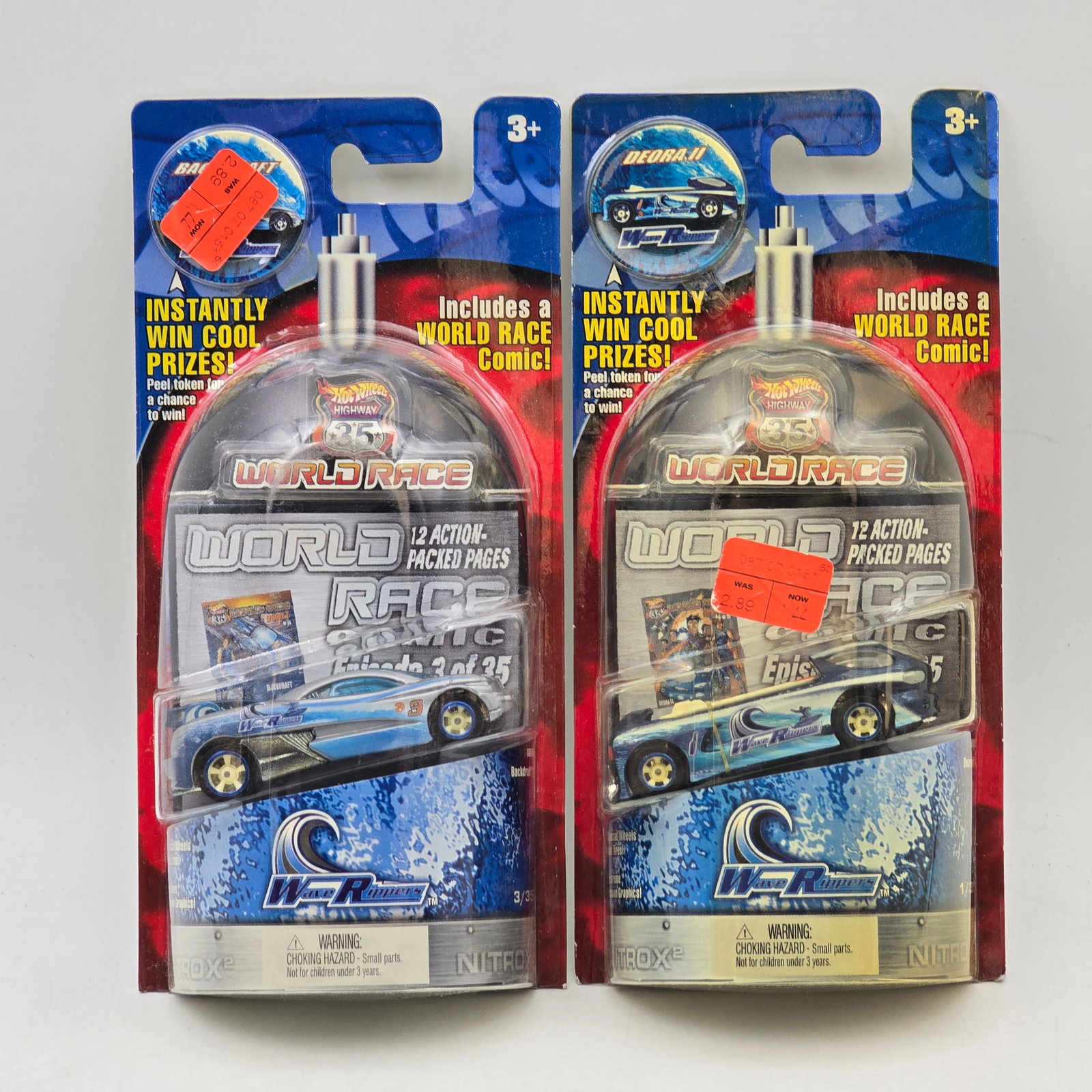 Pair of Hot Wheels Highway 35 World Race Models (1 of 4)