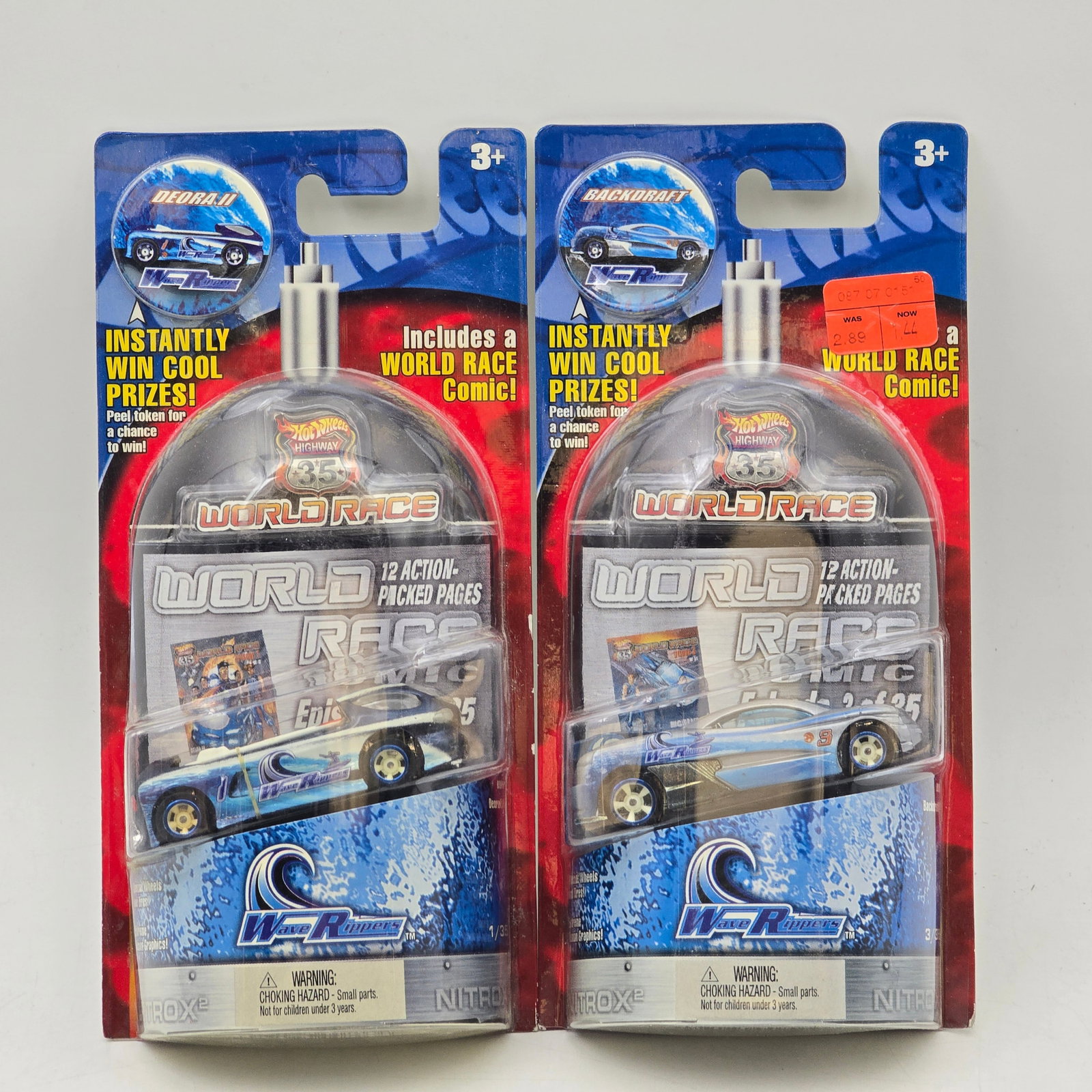 Pair of Hot Wheels Highway 35 World Race Models (1 of 4)