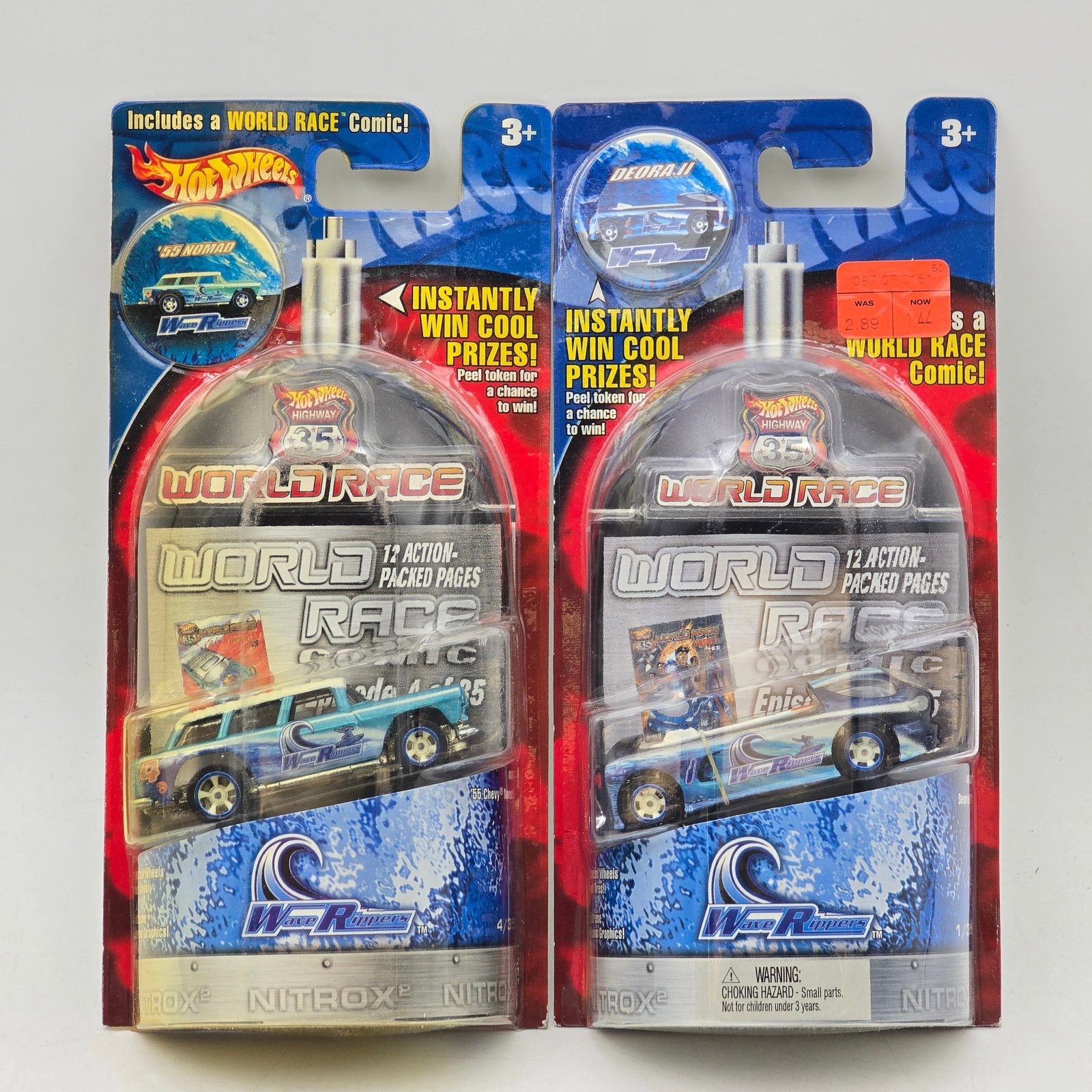 Pair of Hot Wheels Highway 35 World Race Models (1 of 4)