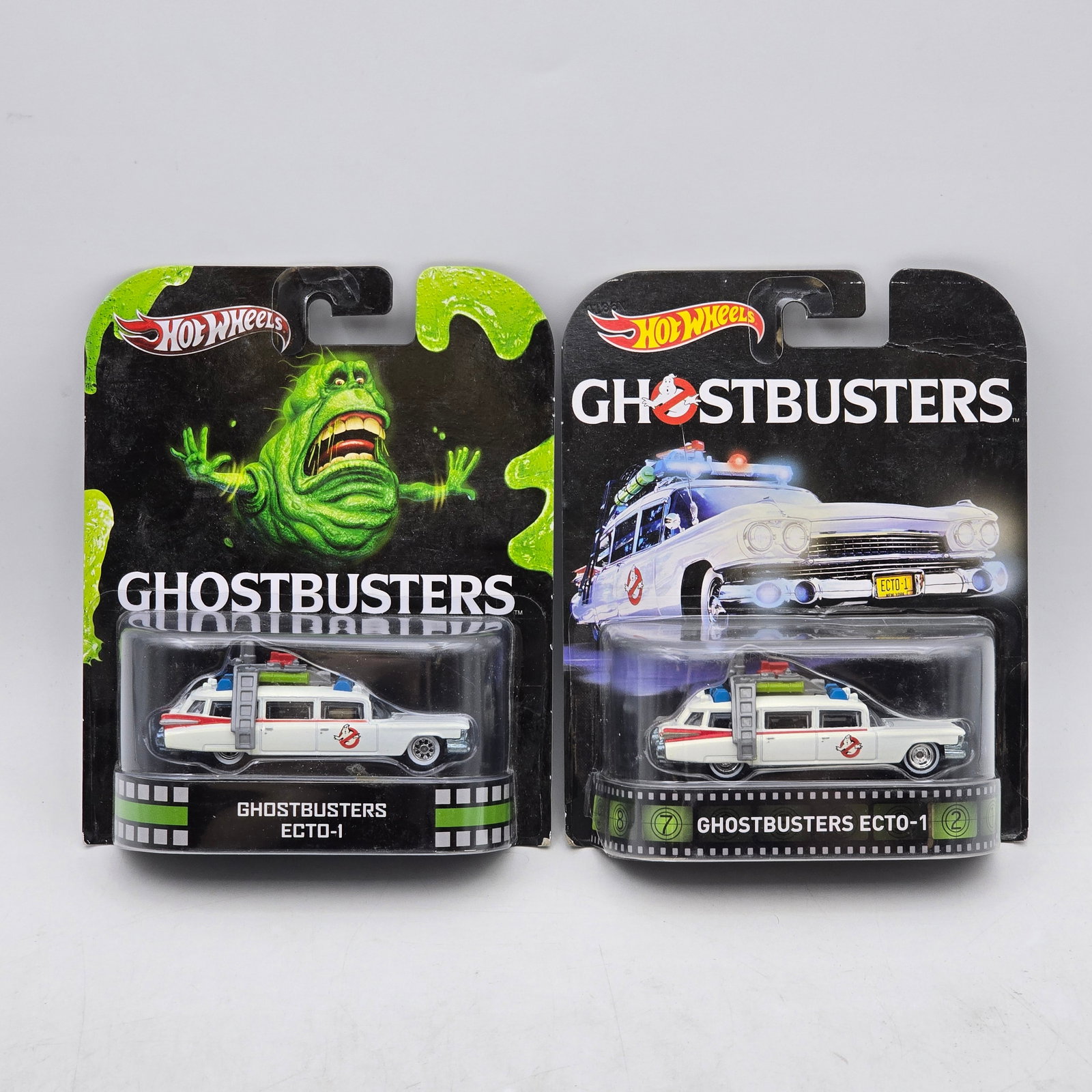 Pair of Hot Wheels Retro Ecto-1 Models (1 of 7)