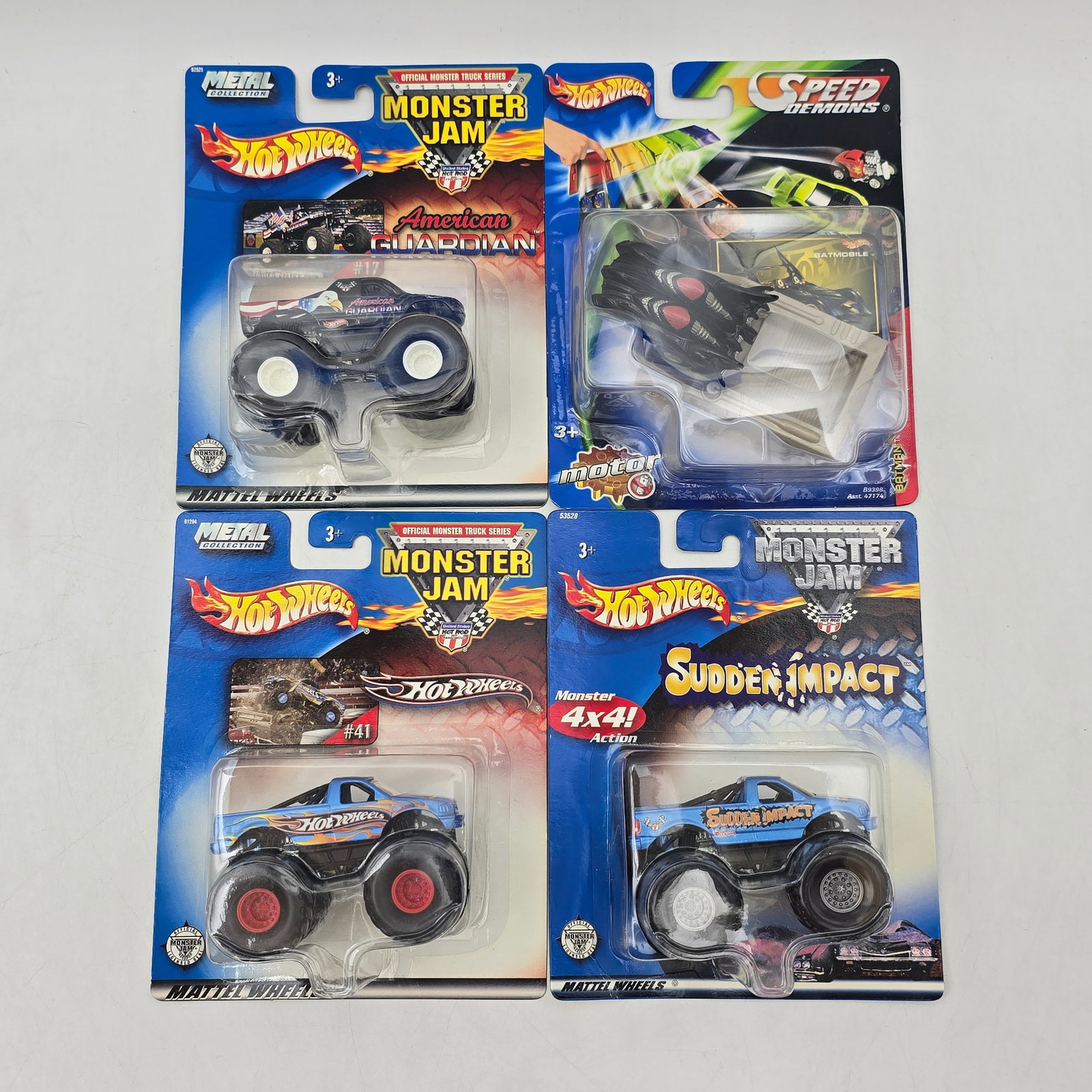 Lot of 4 Hot Wheels Monster Jam Vehicles (1 of 7)