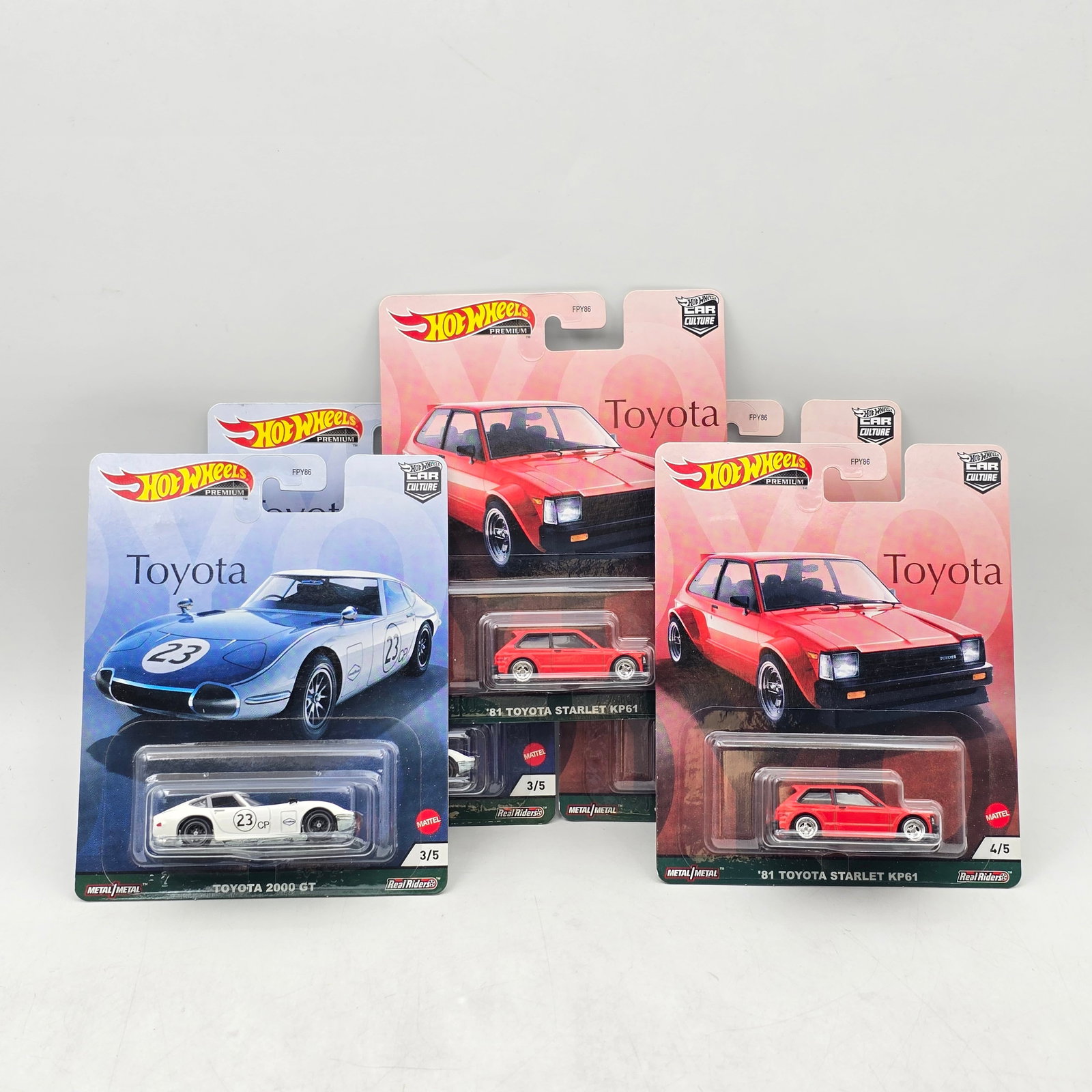 Lot of 5 Hot Wheels Car Culture Toyotas (1 of 13)