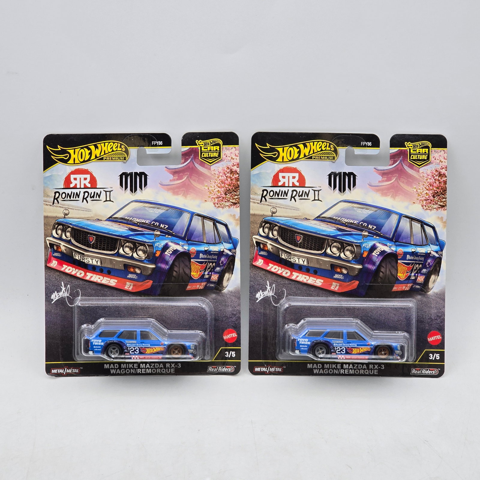 Pai of Hot Wheels Ronin Run II Premiums (1 of 6)