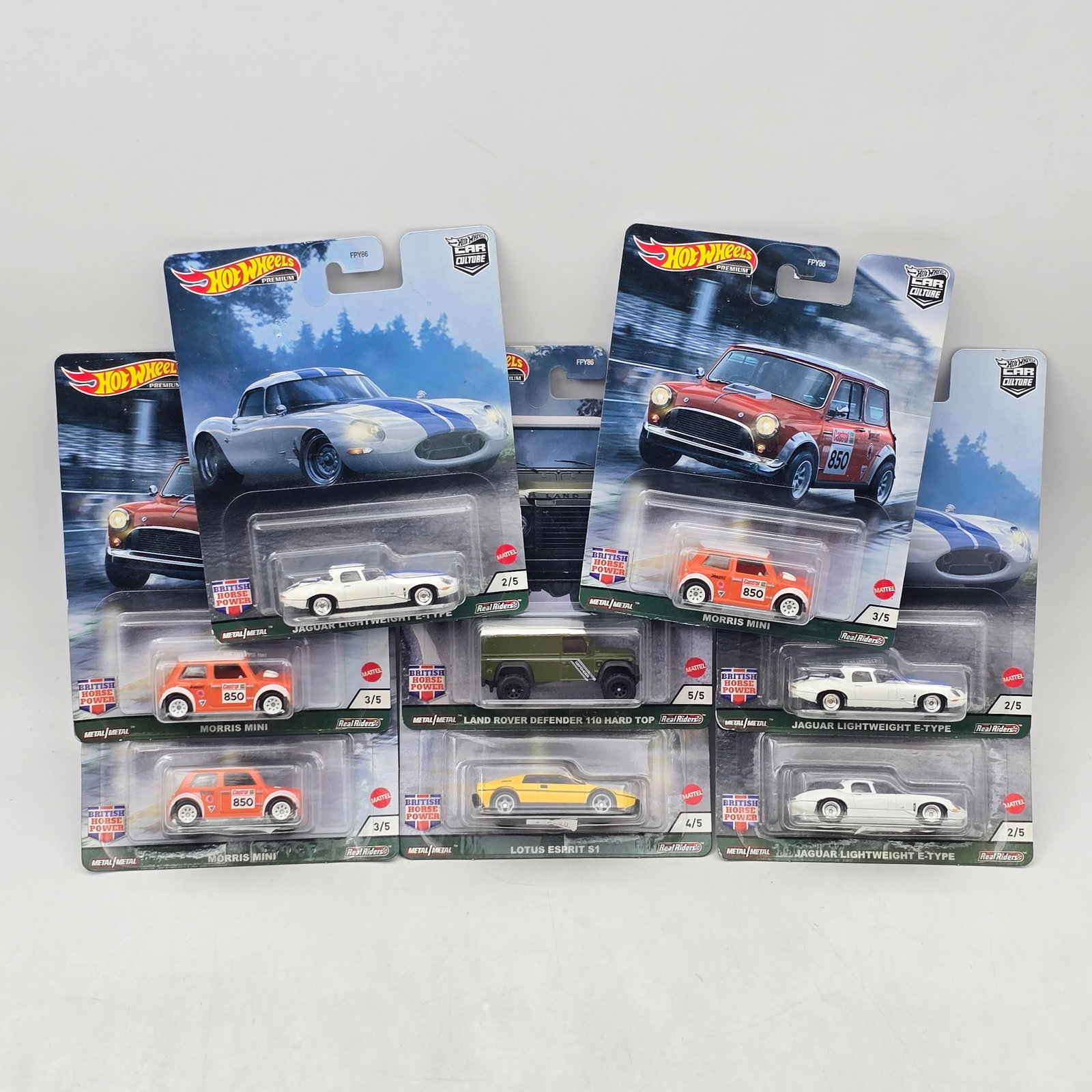 Lot of 8 Hot Wheels British Power Premiums (1 of 16)