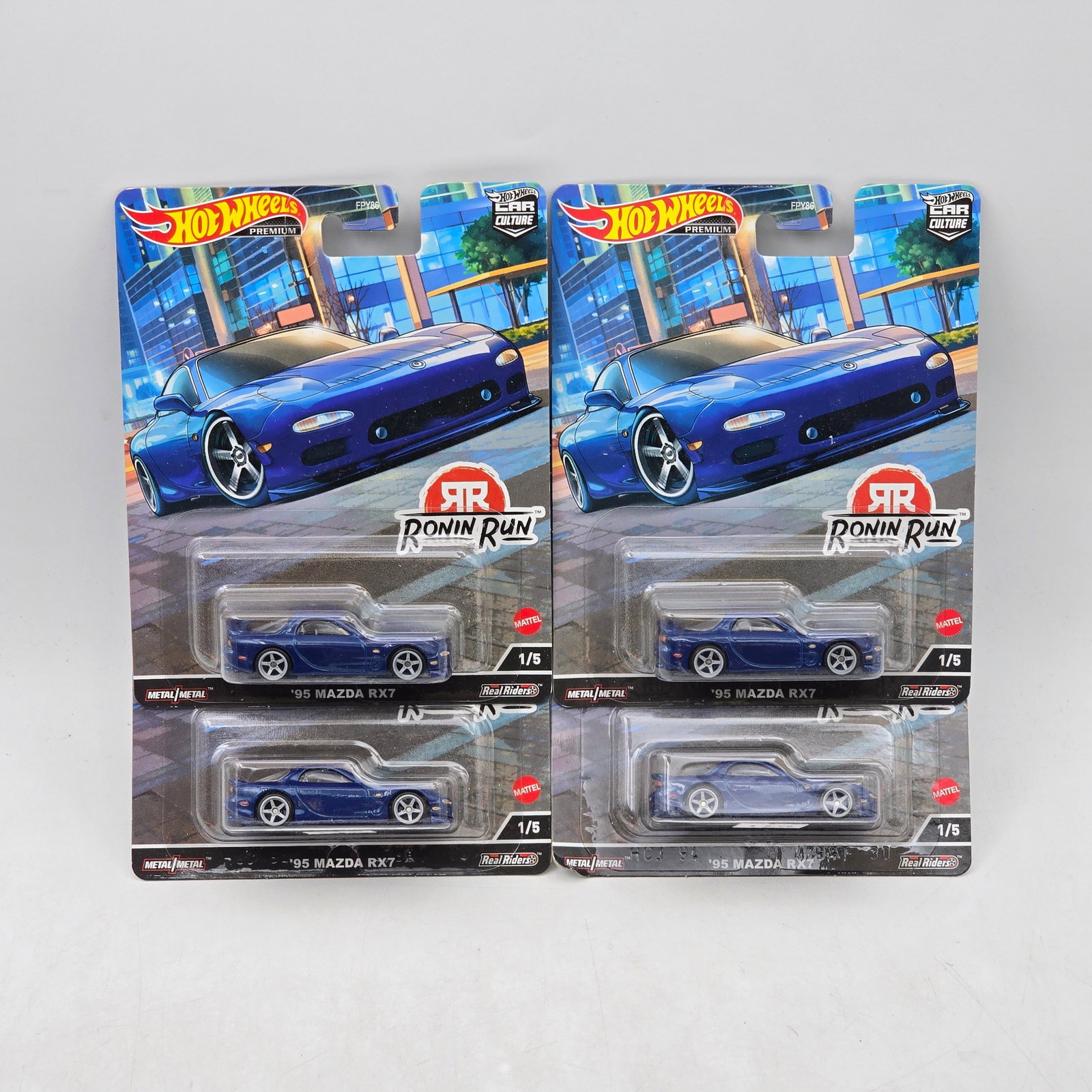 Lot of 4 Hot Wheels Ronin Run Premiums (1 of 8)