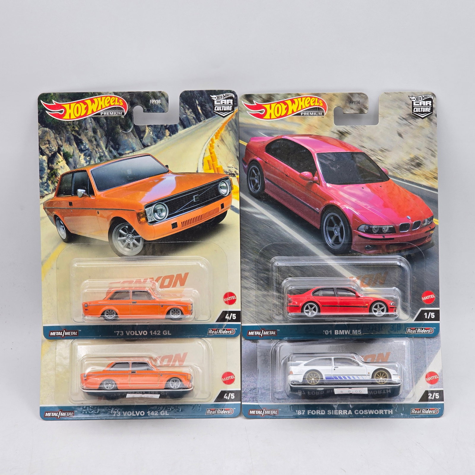 Lot of 4 Hot Wheels Canyon Warriors Premiums (1 of 8)