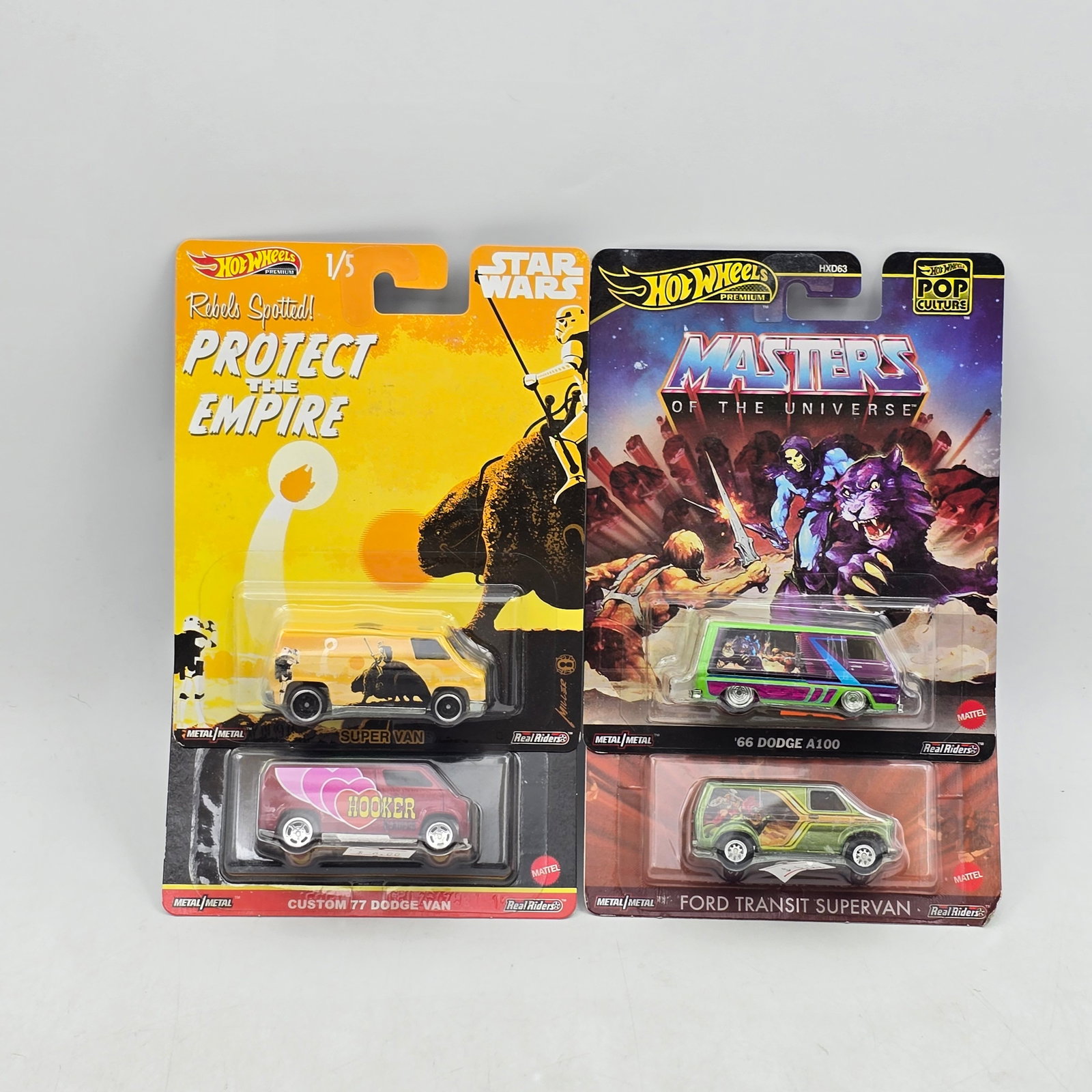 Lot of 4 Hot Wheels Pop Culture Premiums (1 of 8)