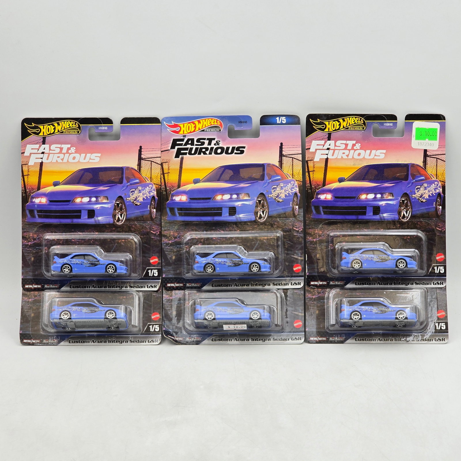 Lot of 6 Hot Wheels Fast & Furious Premiums (1 of 14)