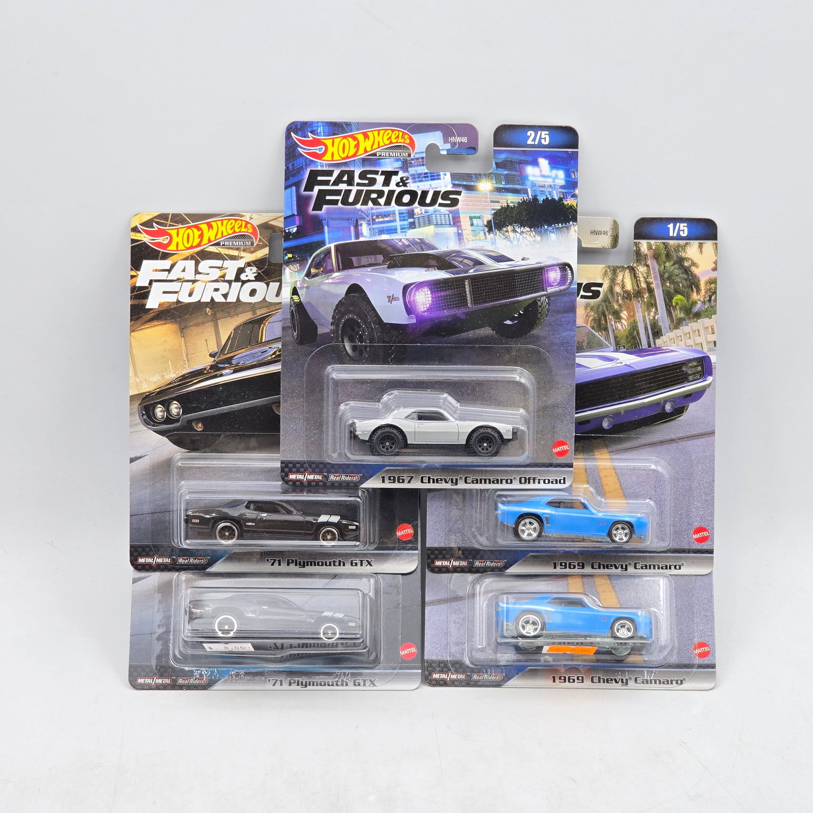 Lot of 5 Hot Wheels Fast & Furious Premiums (1 of 14)