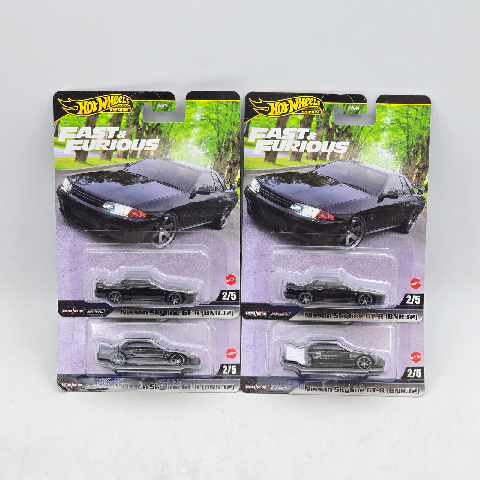 Lot of 4 Hot Wheels Fast & Furious Premiums: Includes (4) Nissan Skyline GT-R (BNR32) premium models from the Fast & Furious series. Cars-Look to be in good condition with no notable wear visible. Paint, tampos, glass, base and Real Riders w