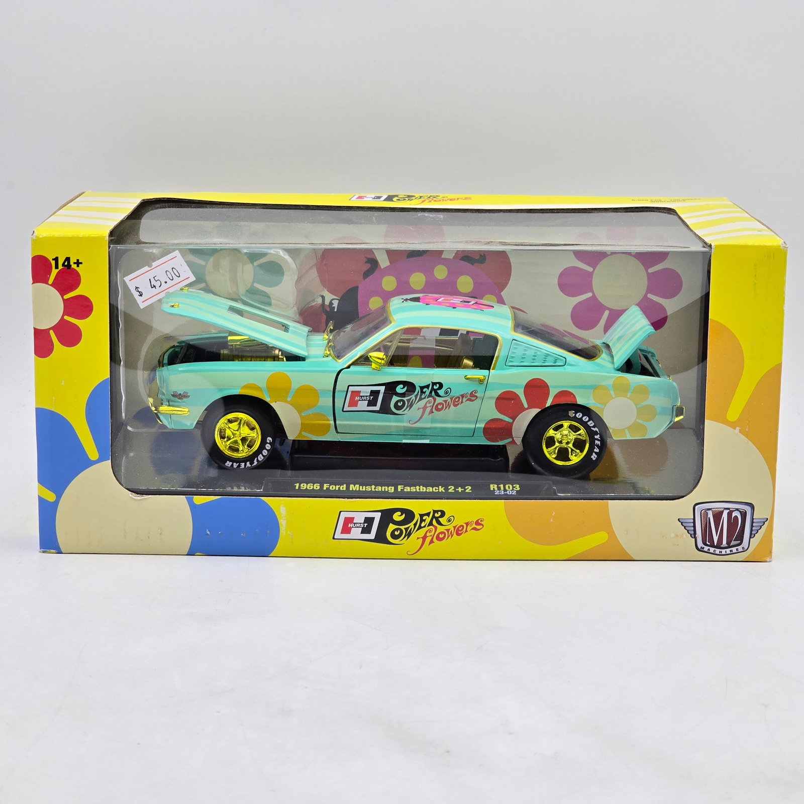 M2 Auto-Flowers 1966 Ford Mustang Fastback 2+2 1:24 Scale (1 of 7)