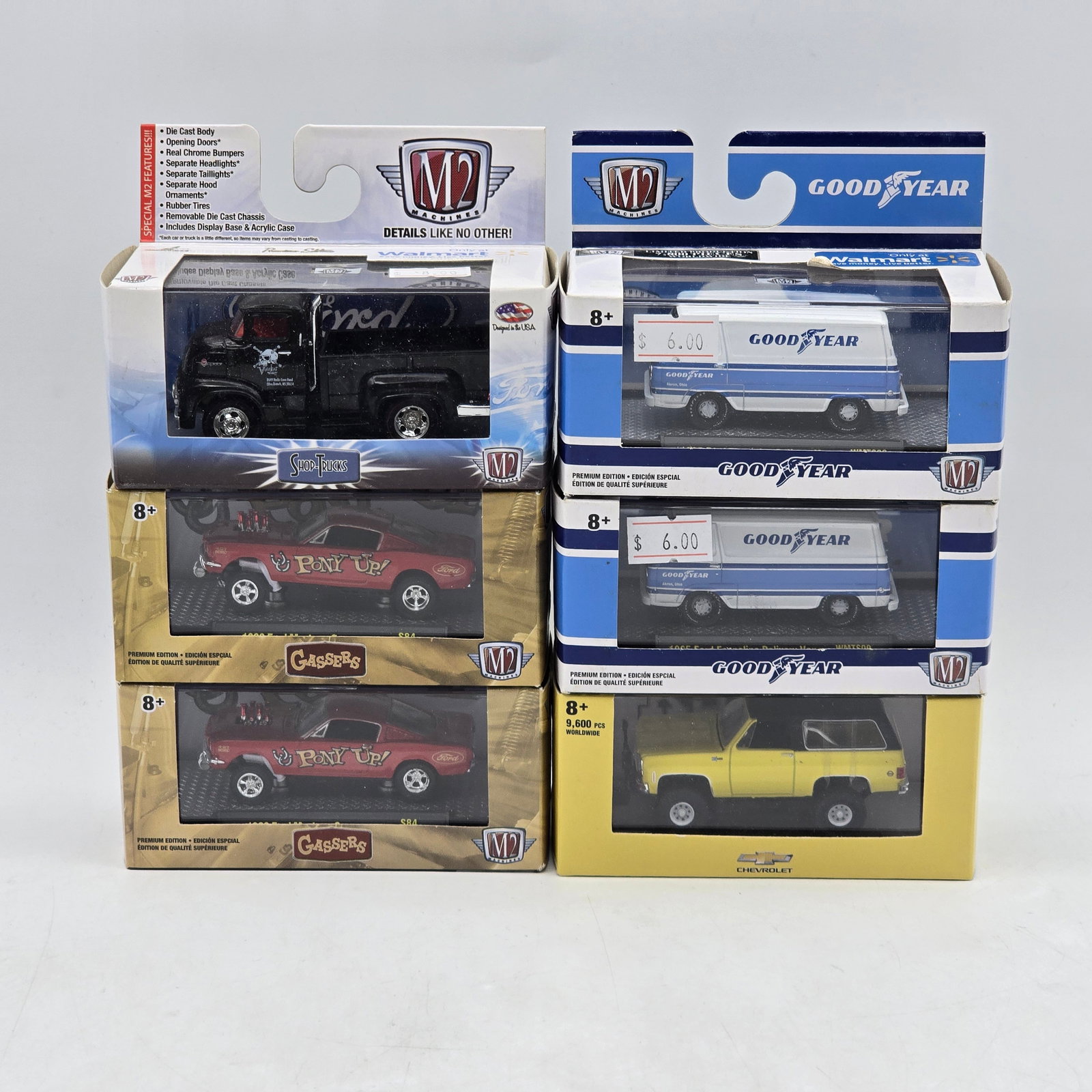 Lot of 6 M2 Machines Diecast Models (1 of 8)