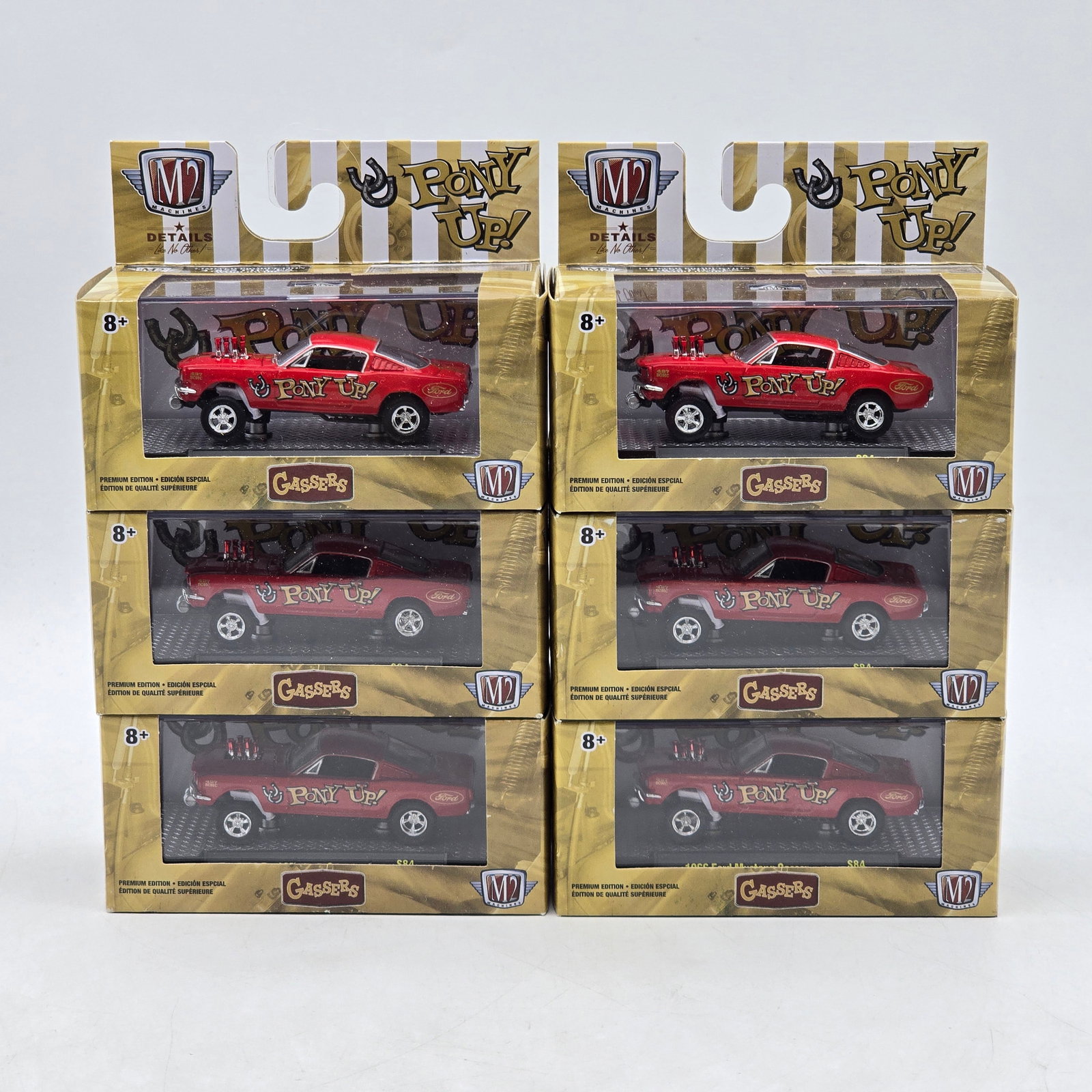 Lot of 6 M2 Machines Pony Up! Gassers (1 of 8)