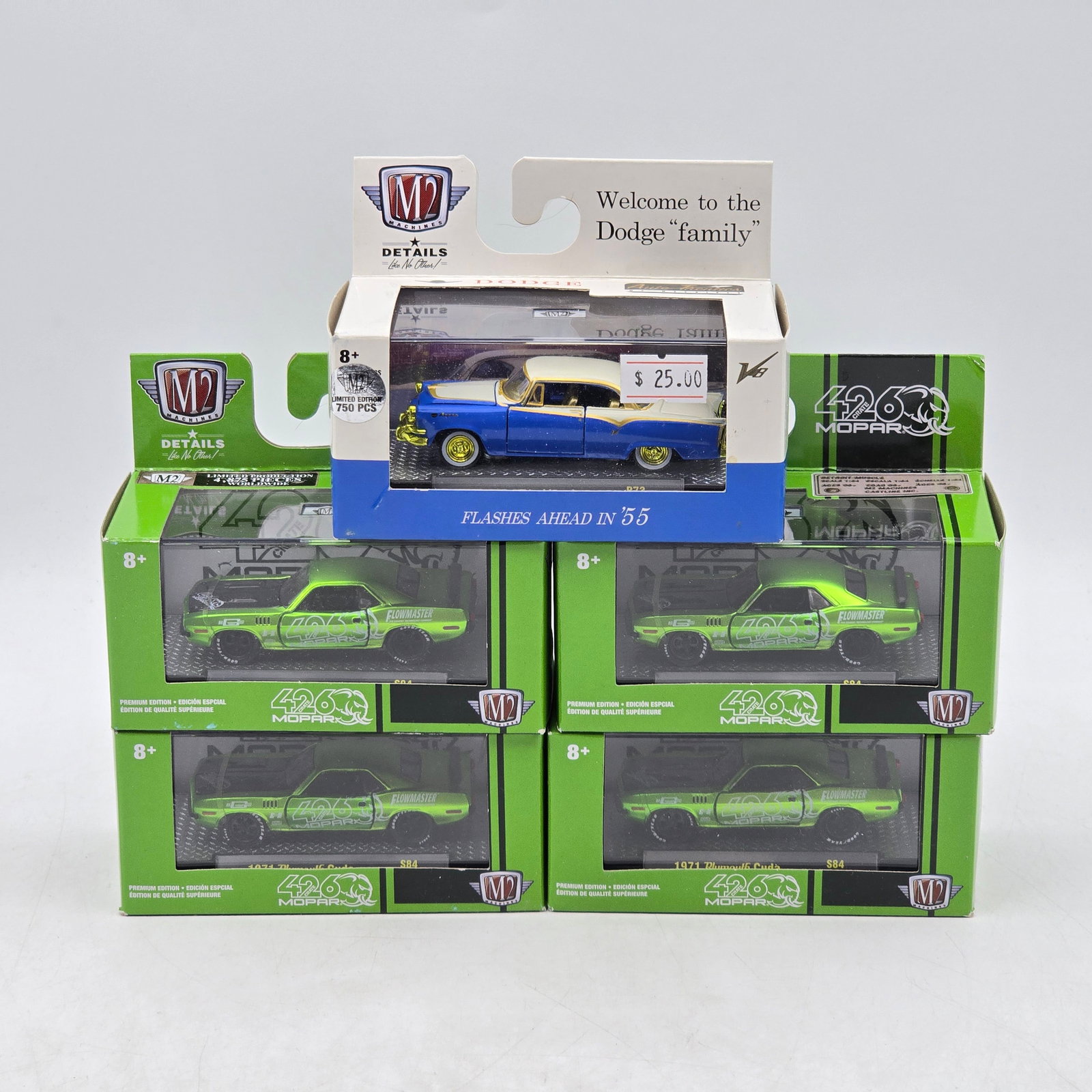 Lot of 5 M2 Machines Diecast Models (1 of 8)