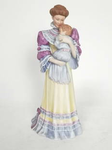 Lenox Porcelain "Cherished Moment" Figurine: Lenox Porcelain "Cherished Moment" Figurine, 9.25in