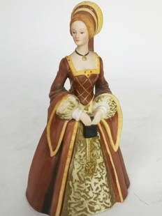 Lenox Porcelain "Anne" Figurine: Lenox Porcelain The Greatest Fashions of History "Anne" Figurine, 6.5in