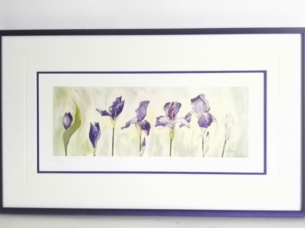 Watercolor Lilac Print, Numbered 1/50, Signed (1 of 5)