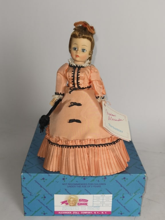 Alexander Doll Company, NY Portrettes Rosette Doll: Alexander Doll Company, NY Portrettes Rosette Doll, 10in