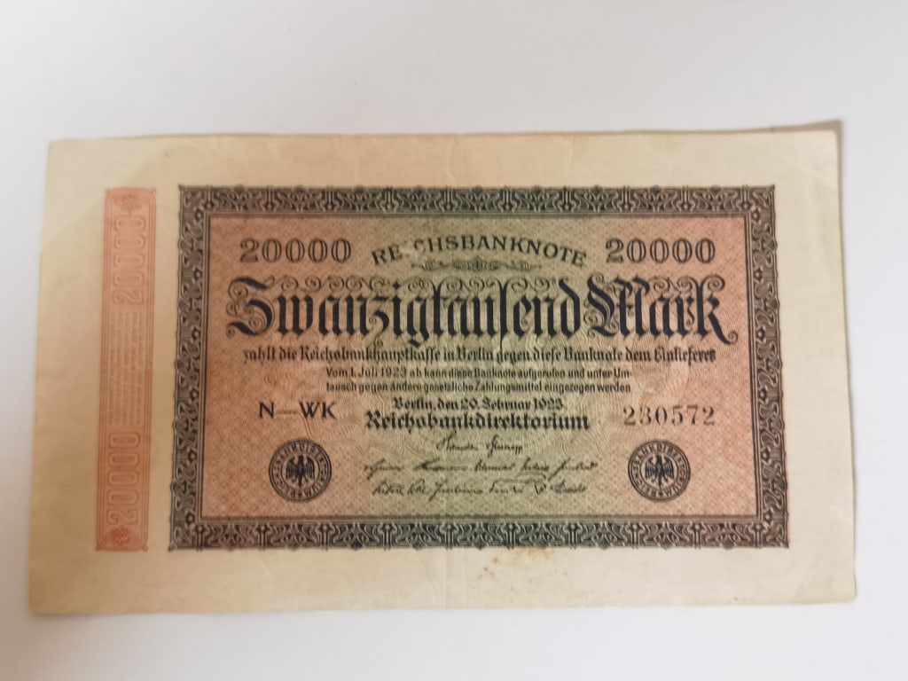 Vintage German Reichs Bank Note (1 of 2)