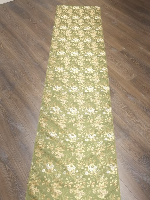 Japanese Brocade Kimono Fabric: Japanese Brocade Kimono Fabric, 27.25in by 14ft