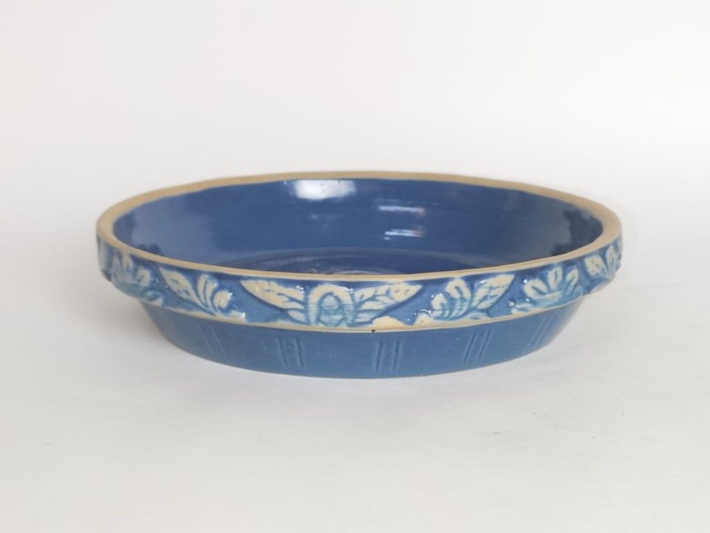 Clay City Pottery Blue Glaze Dish (1 of 4)