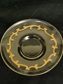 22K Gilt Glass Plate