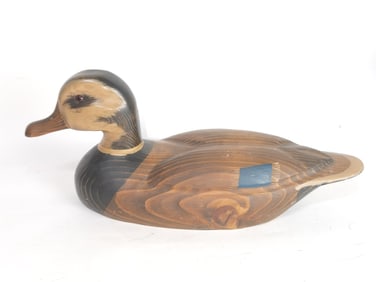 Dekor Int. Painted Wood Carved Duck