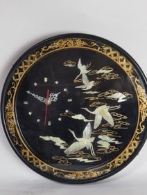 Chinese Mother-of-Pearl Inlay Clock
