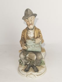 Porcelain Cowboy Figurine