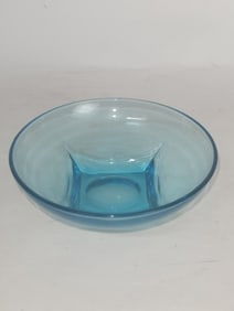 Vintage Hazel Atlas Colony Blue Glass Bowl